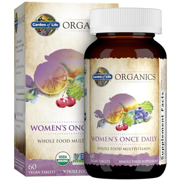 Garden of Life Organics Multivitamin for Women - Women's Once Daily Multi - Whole Food Multi with Iron,Biotin,Vegan Organic Womens Multivitamin Garden of Life uk supplements
