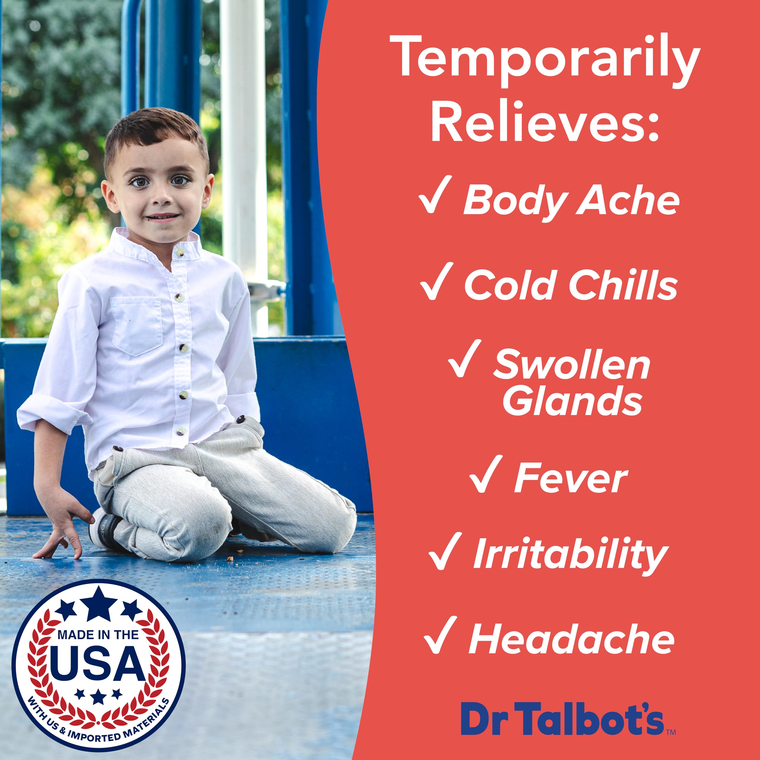 Dr. Talbot's Infant Pain and Fever Relief Liquid Medicine - 4 fl oz - 6+ Months - Grape Juice Flavor - No Alcohol, Dyes, or Parabens - Baby Essentials Dr. Talbot's uk supplements