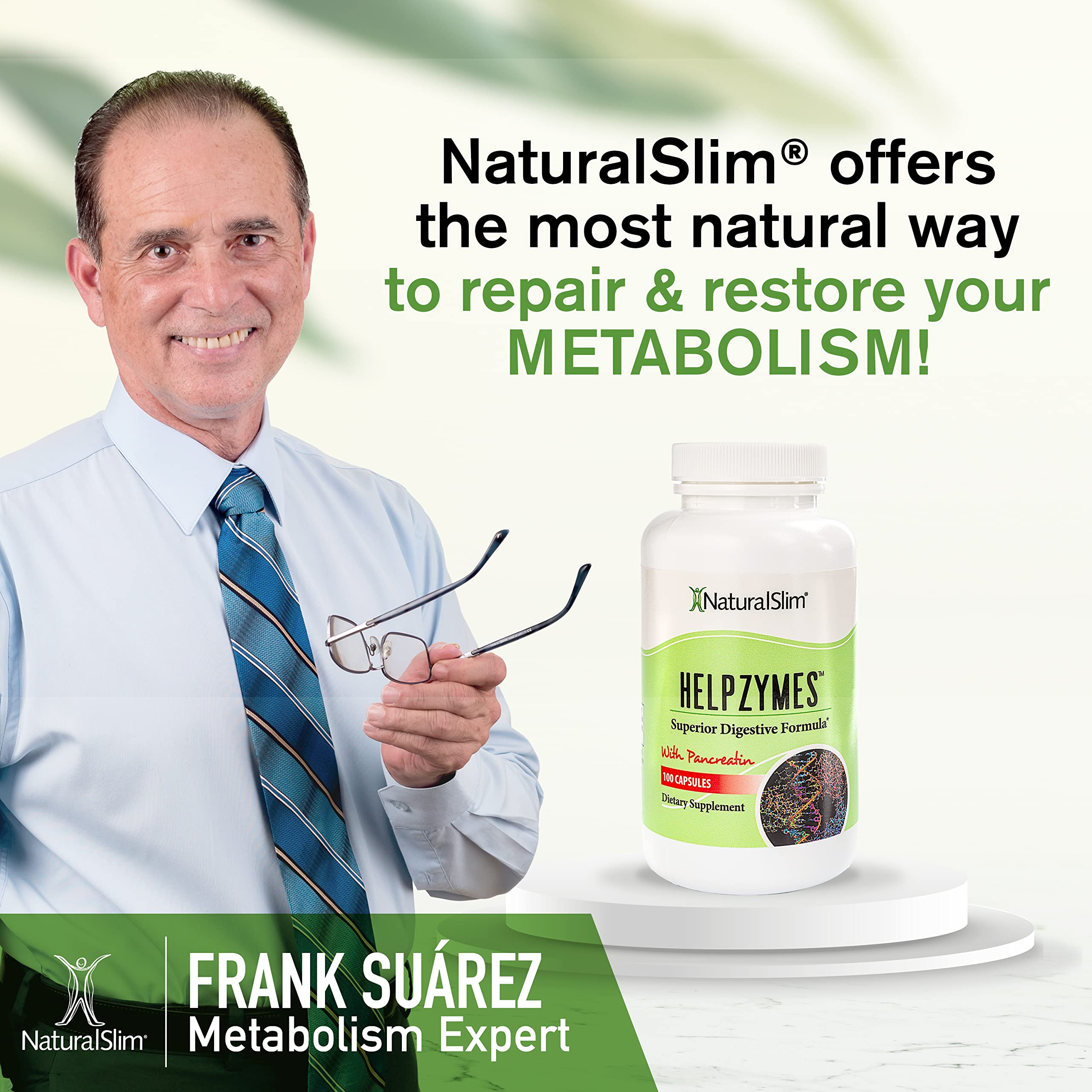 NaturalSlim Helpzymes Digestive Enzymes for Digestion, Bloating, Gas Reli NaturalSlim uk supplements
