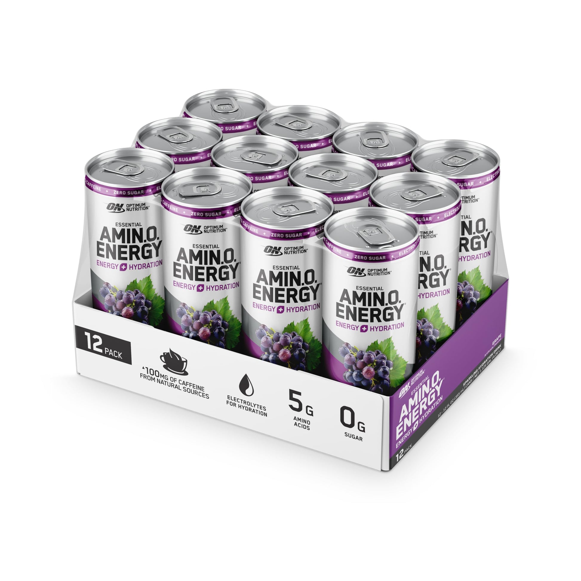 Optimum Nutrition Amino Energy Sparkling Hydration Drink, Electrolytes, Caffeine Optimum Nutrition uk supplements