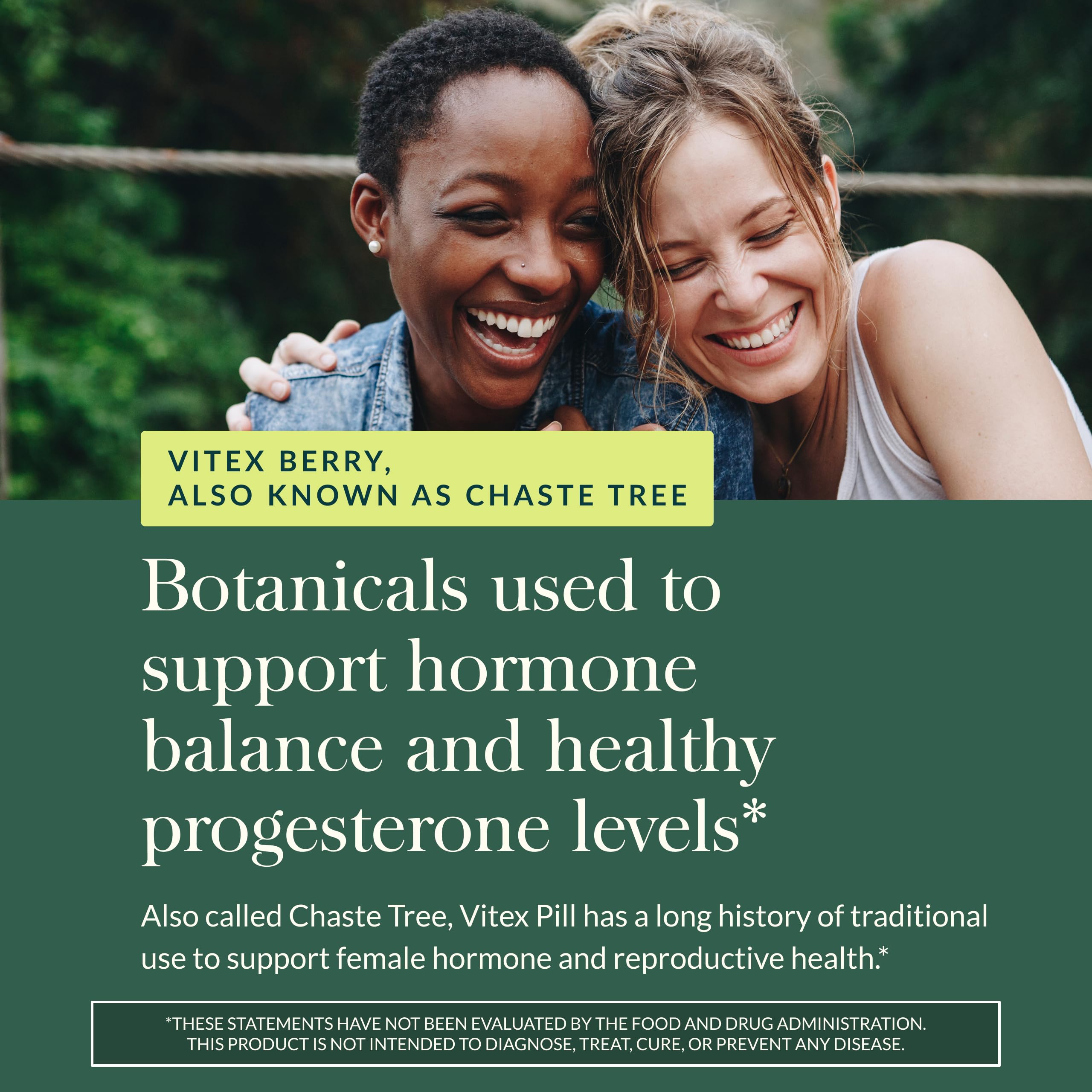 Gaia Herbs Vitex Berry - Vitex Traditionally Used to Support Hormone Balance for Women & a Healthy Menstrual Cycle* - 60 Vegan Liquid Phyto-Caps (30 Servings) Gaia Herbs uk supplements