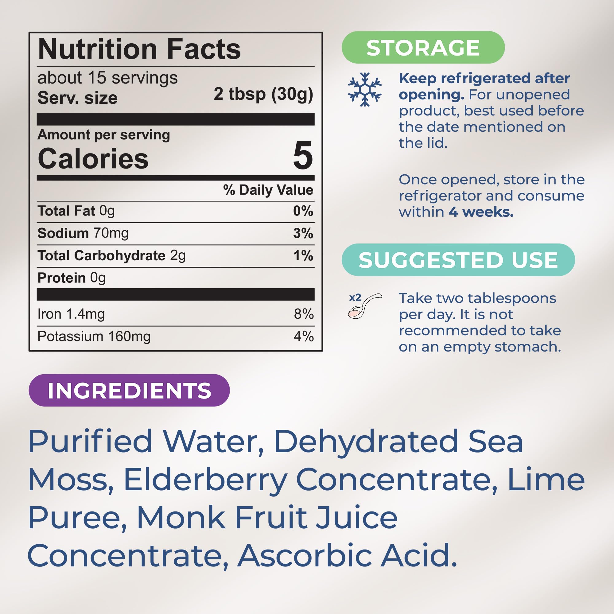 TrueSeaMoss Wildcrafted Irish Sea Moss Gel – Nutritious Organic Raw Seamoss Rich TrueSeaMoss uk supplements