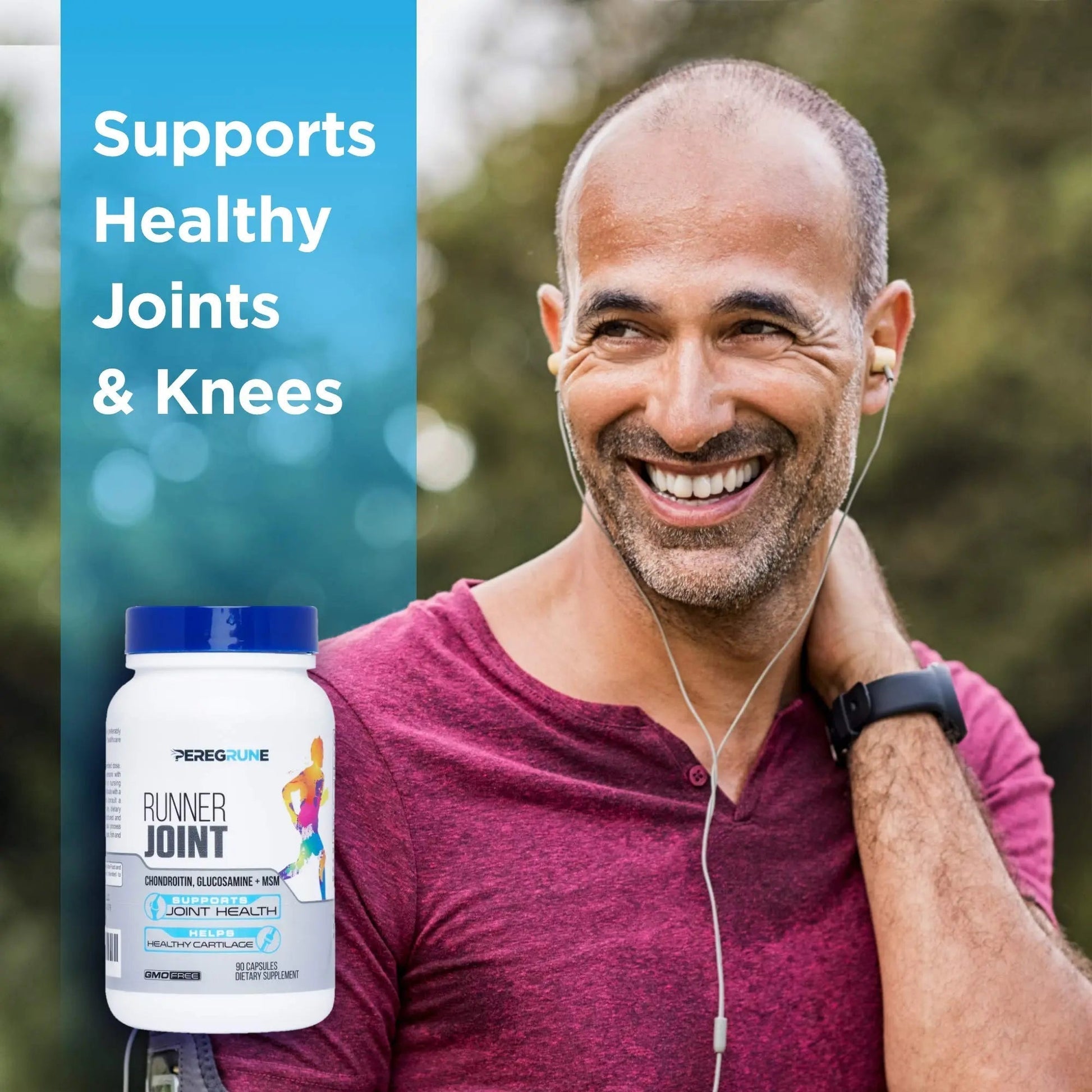 PEREGRUNE Runner Multivitamin & Joint Support Supplement | Antioxidants, Complete B-Complex & Probiotics to Support Energy PEREGRUNE uk supplements