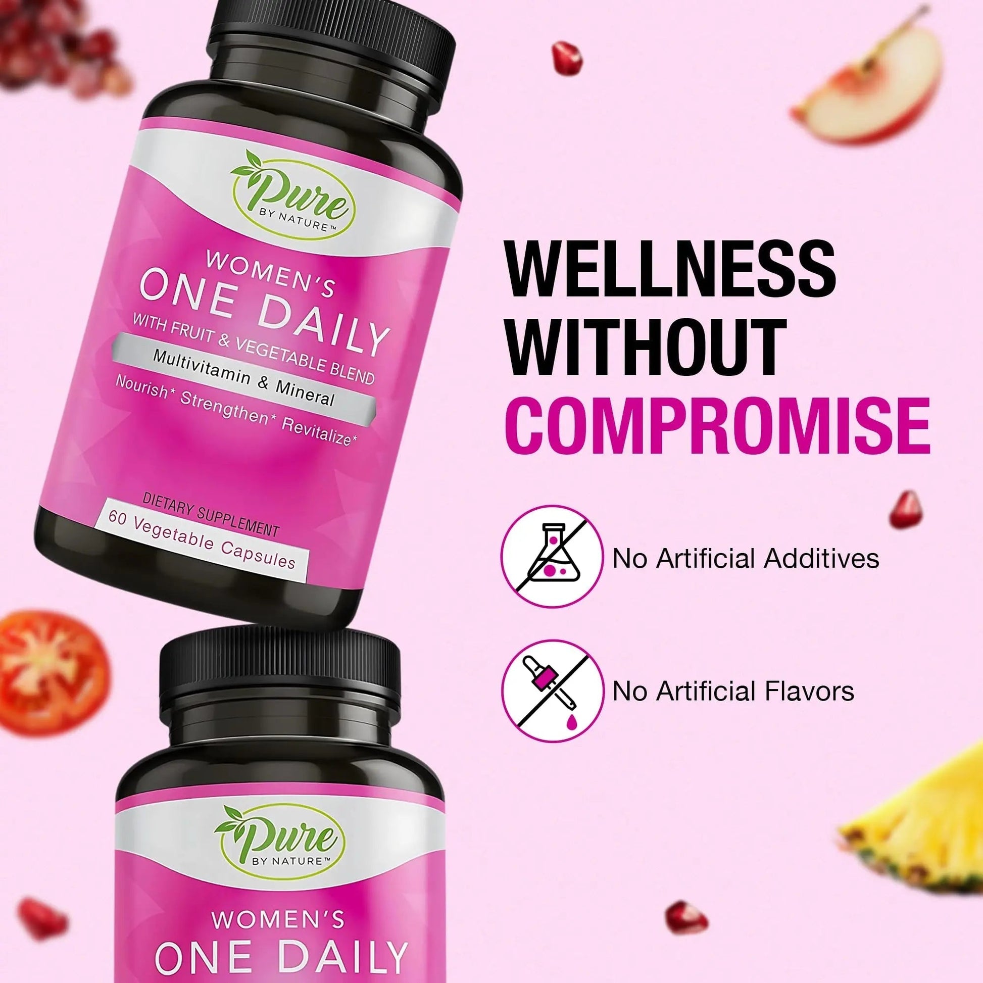 Pure By Nature One-Daily Multi-Vitamin for Women, 60 Count Pure By Nature uk supplements