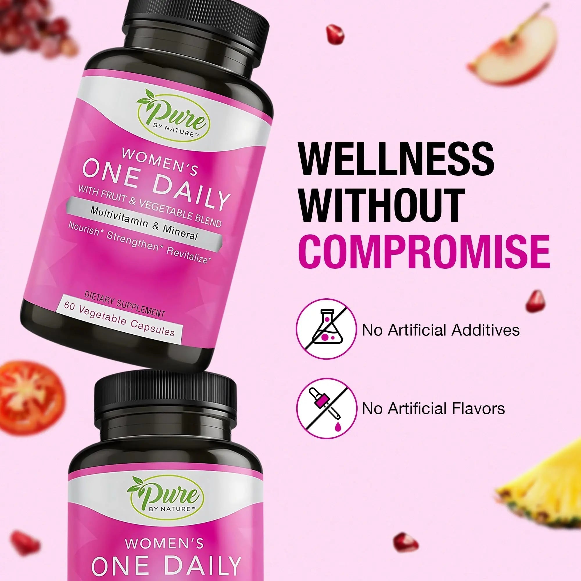 Pure By Nature One-Daily Multi-Vitamin for Women, 60 Count Pure By Nature uk supplements