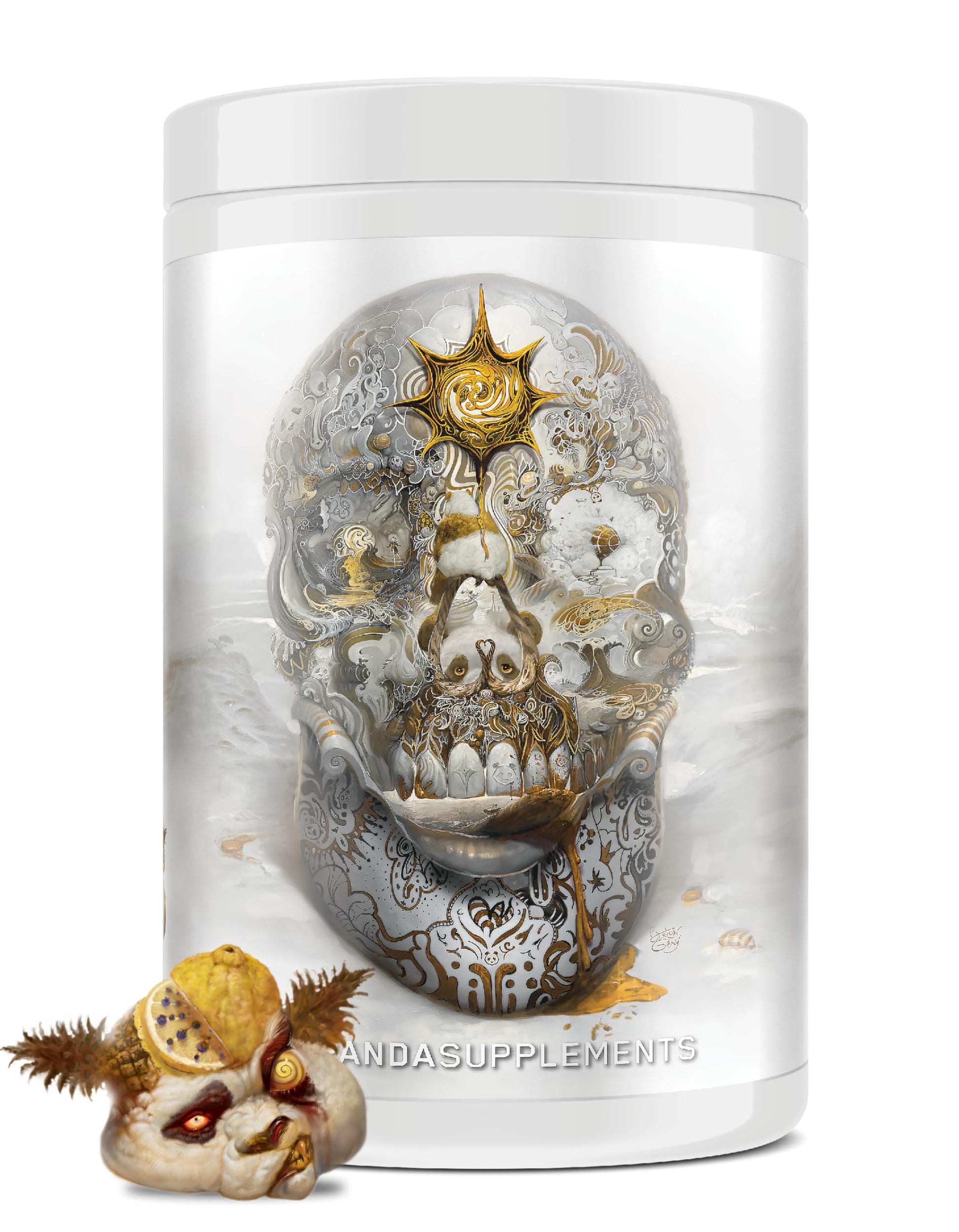 Underground Bio Labs/Panda Supps Skull High Stim/Nootropic Pre-Workout,Lion's Mane Underground Bio Labs uk supplements