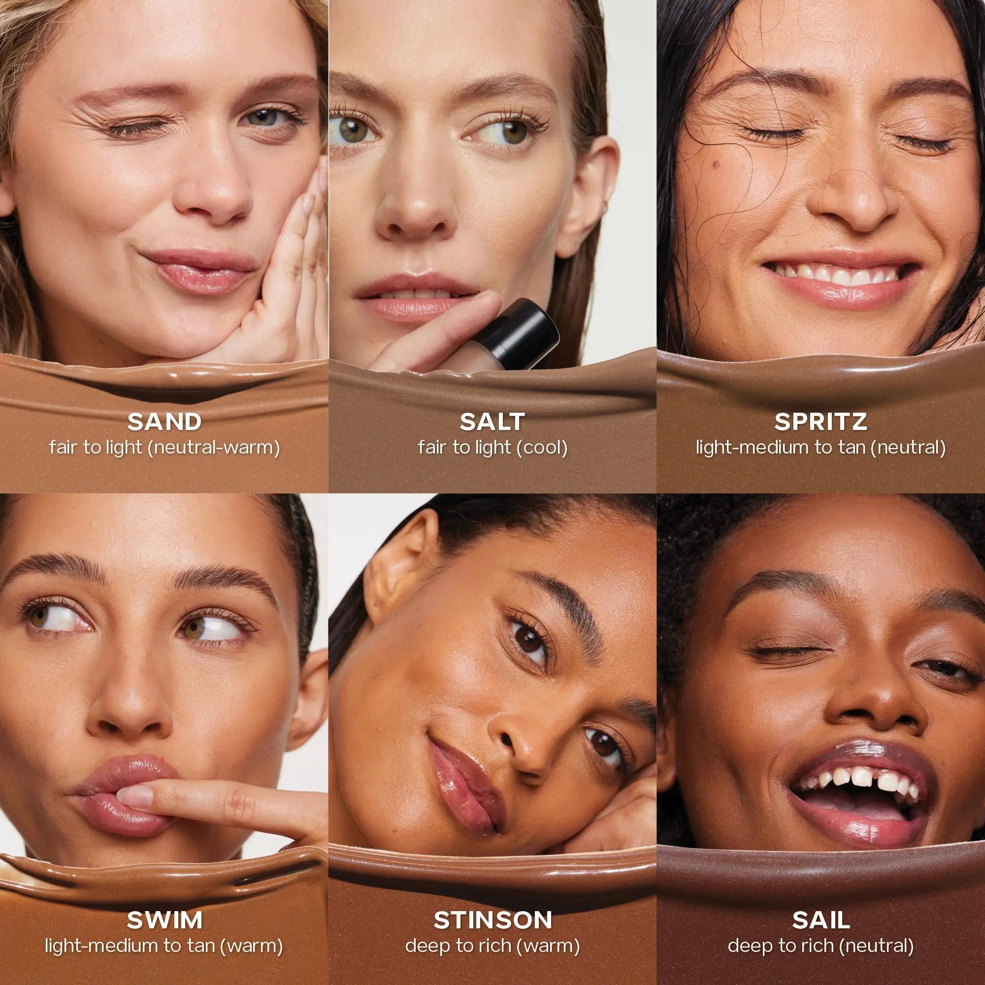 Saie Dew Bronze - Hydrating Liquid Bronzer Stick For a Sun Kissed Glow - Liquid Contour Stick Infused with Nourishing Skin Care Ingredients - Sculpted Face Makeup Essential - Sand (0.4 oz) Saie uk supplements