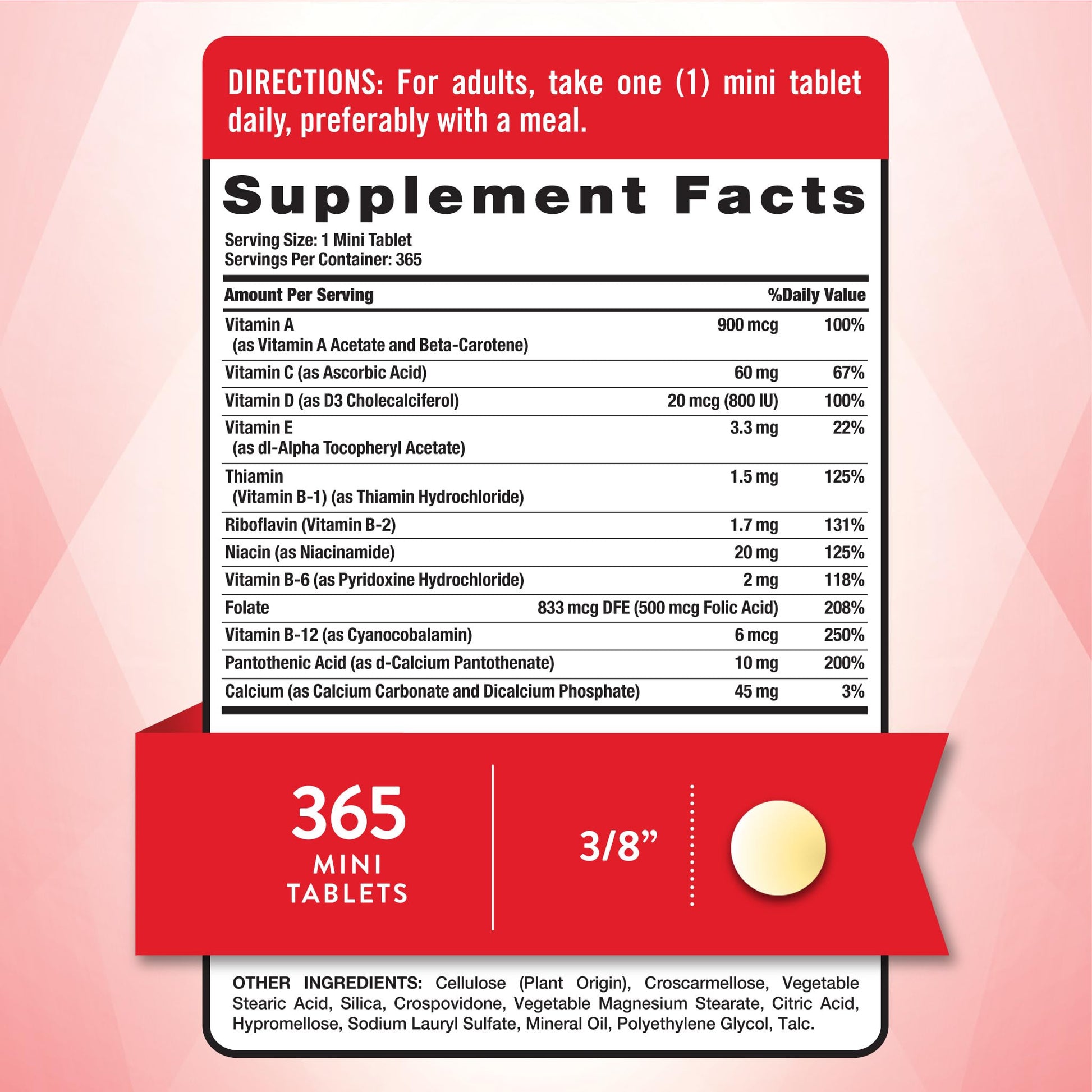 Nature's Truth One Daily Multivitamin for Men and Women | 365 Mini Tablets | Non-GMO & Gluten Free Supplement Nature's Truth uk supplements