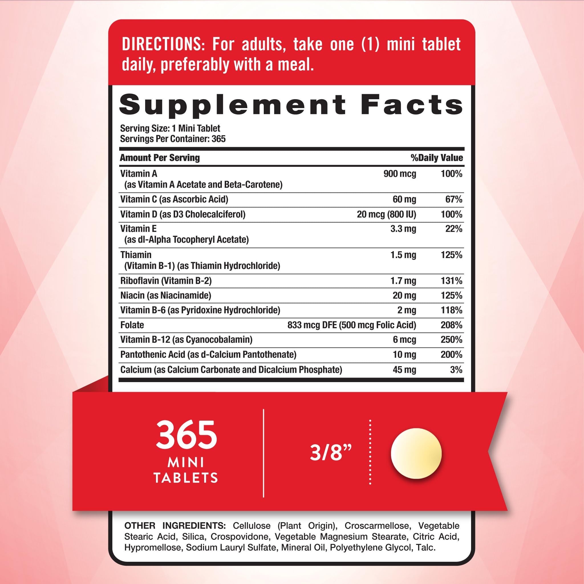 Nature's Truth One Daily Multivitamin for Men and Women | 365 Mini Tablets | Non-GMO & Gluten Free Supplement Nature's Truth uk supplements