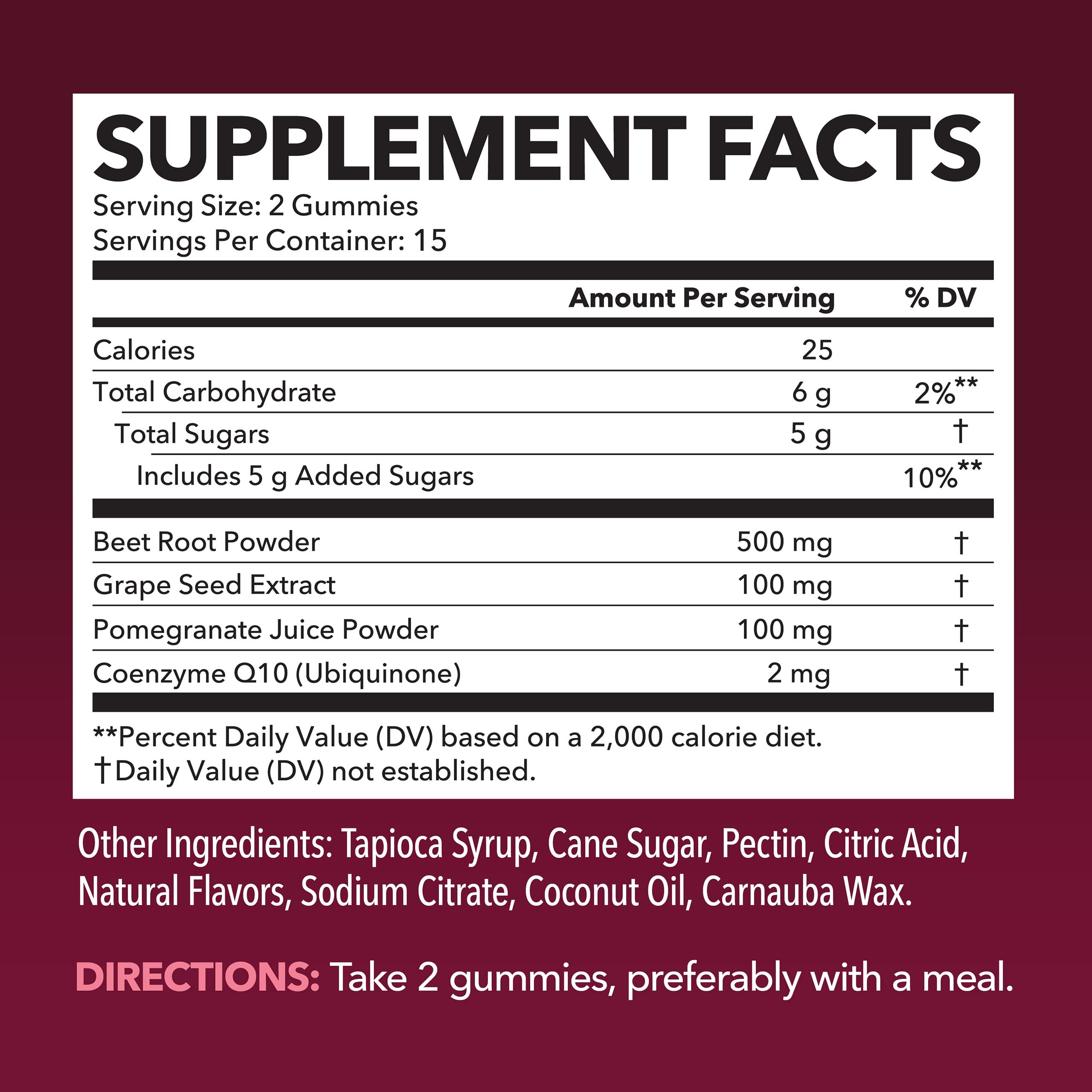 Beet Root Gummies with COQ10 Energy Supplement | Nitric Oxide Supplement for Healthy HAVASU NUTRITION uk supplements