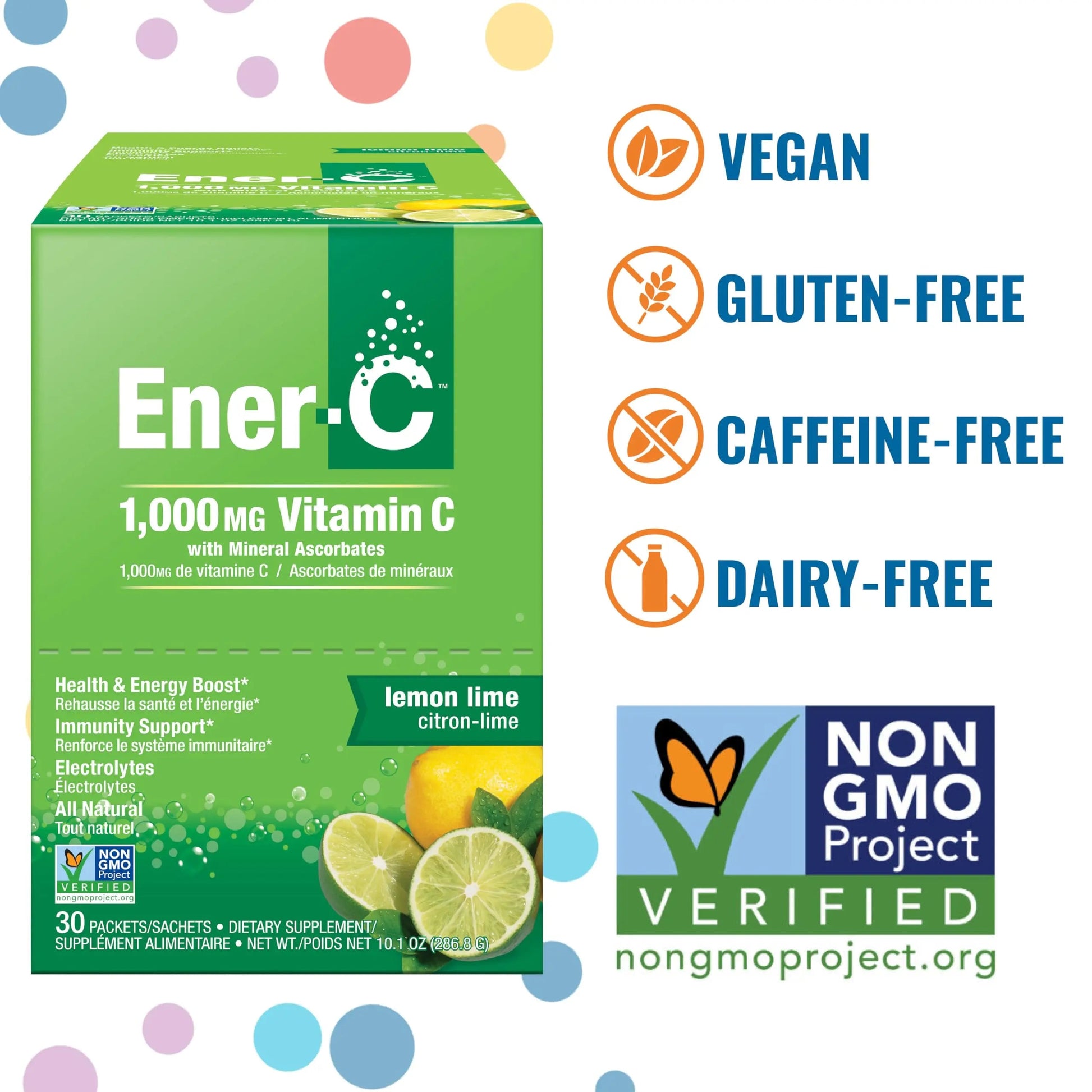 Ener-C Multivitamin Drink Mix - Vitamin Packets for Water, Electrolytes Powder Packets, Vitamin Drink Mix, Hydration Liquid Mix Ener-C uk supplements