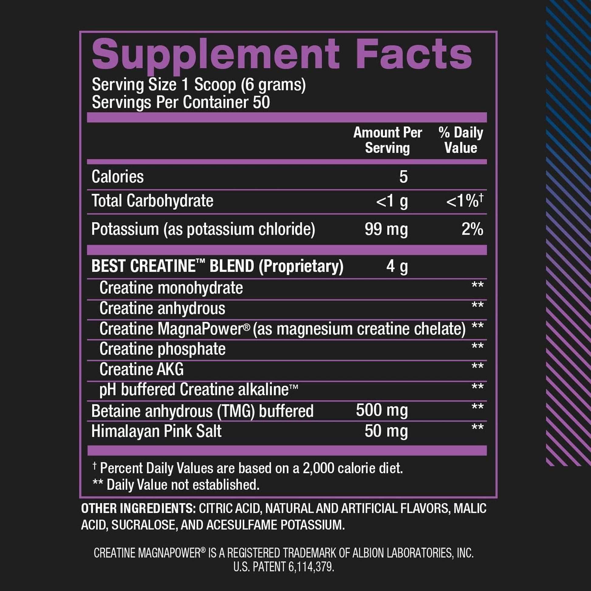 BPI Sports Best Creatine - Creatine Monohydrate Powder for Men & Women, Himalayan Salt - Strength, Pump, Endurance, Muscle Growth, Muscle Definition - No Bloat - Snow Cone - 50 servings - 10.58 Oz BPI Sports uk supplements