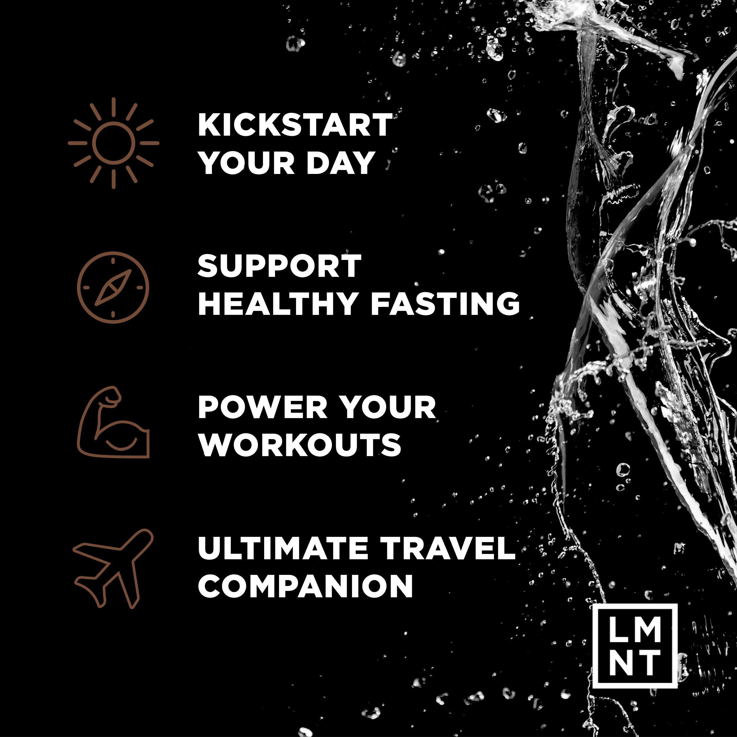 LMNT Zero-Sugar Electrolytes - Hot Chocolate Salt - Hydration Powder Packets Drink LMNT uk supplements