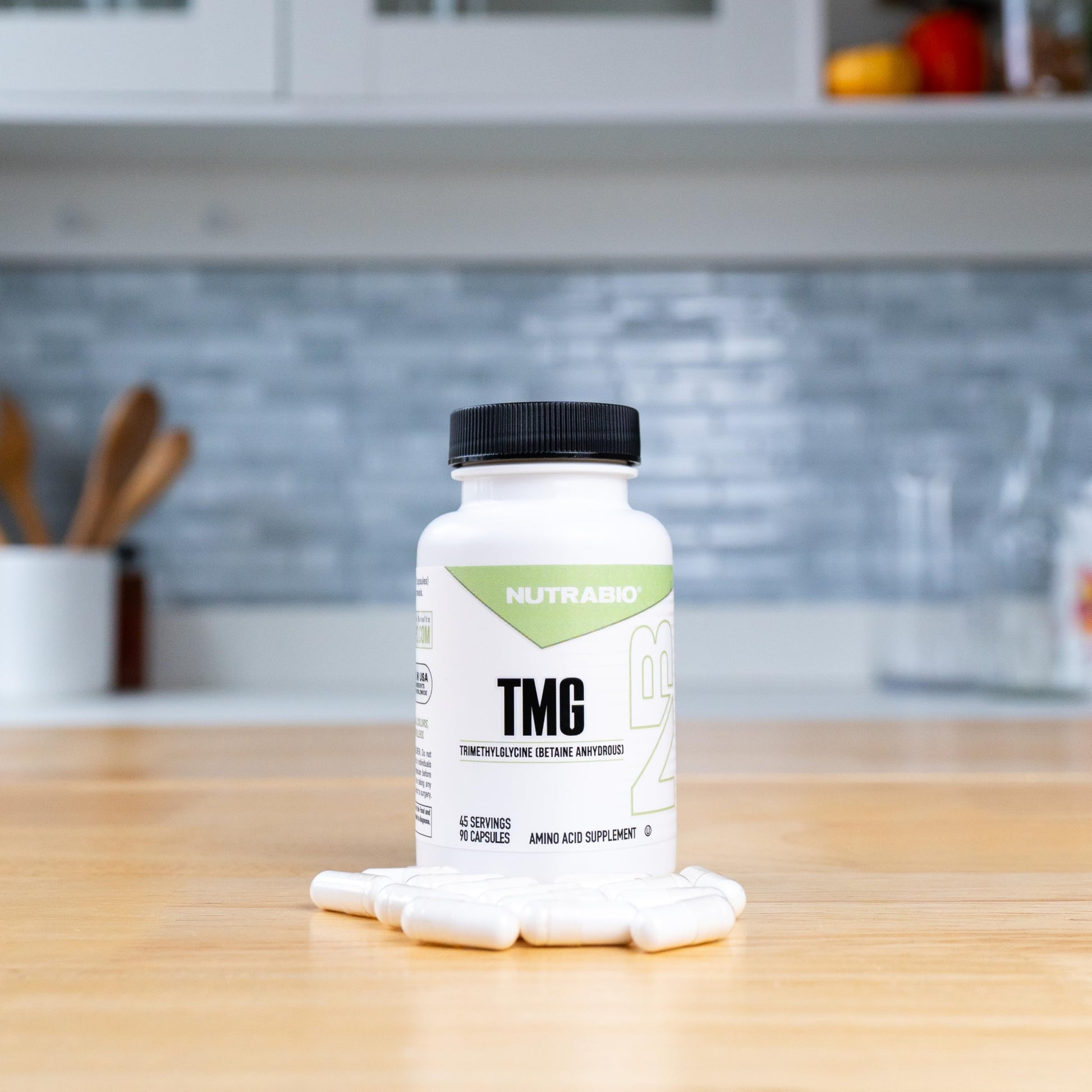 NutraBio TMG Supplements Betaine Anhydrous 500mg Capsules, Trimethylglycine Homocysteine Support NutraBio uk supplements