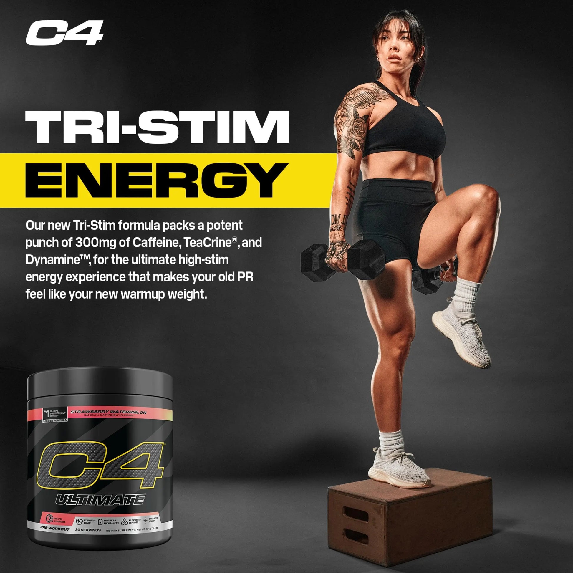 C4 Ultimate Pre Workout Powder Watermelon - Sugar Free Preworkout Energy Supplement for Men & Women - 300mg Caffeine + 3.2g Beta Alanine C4 uk supplements