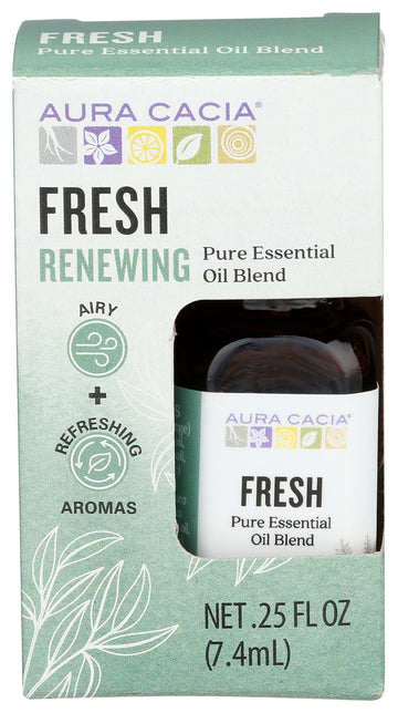 AURA CACIA Fresh Essential Oil Blend, 0.25 FZ Aura Cacia uk supplements