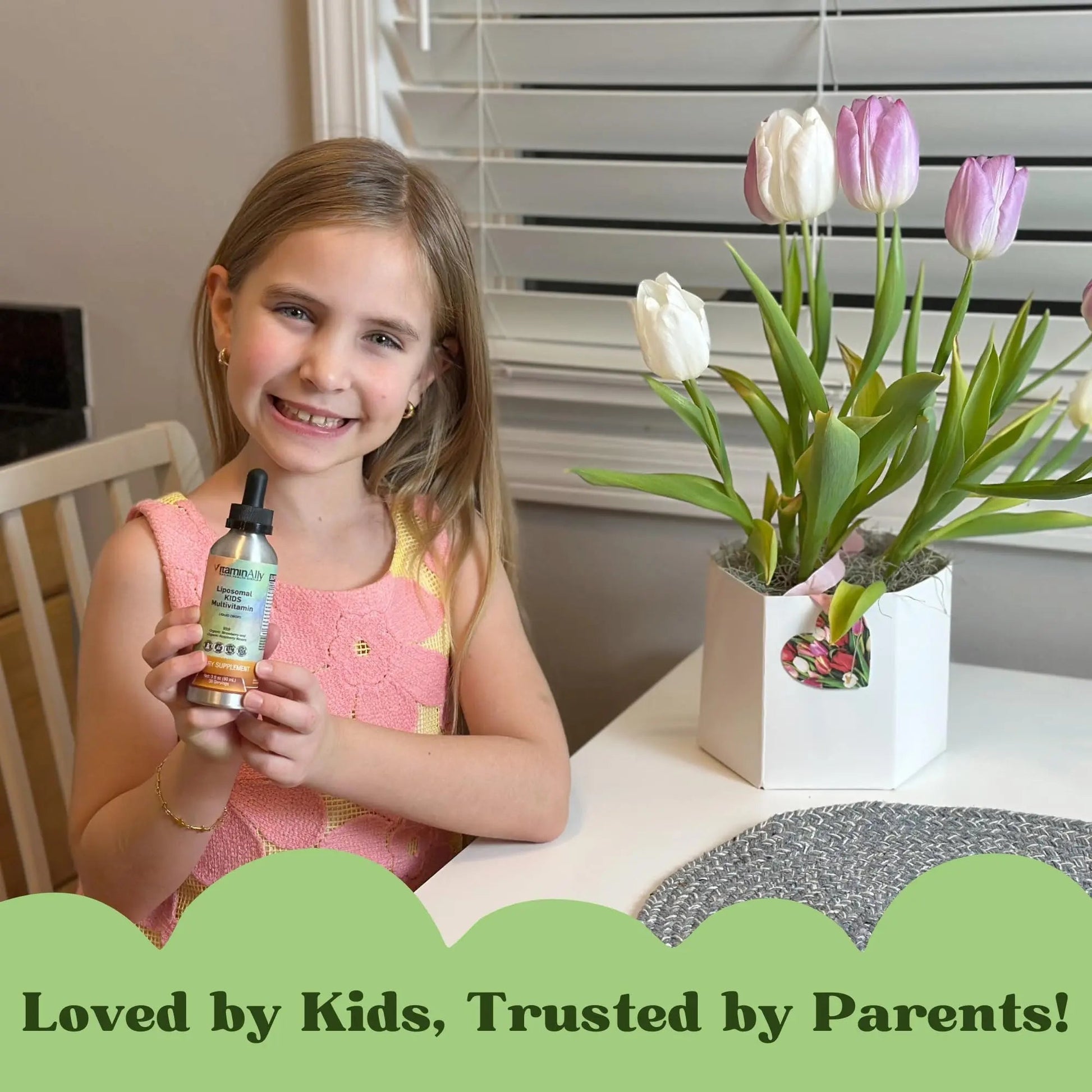 Vitaminally Liposomal Kids Liquid Multivitamin | Non-GMO | Clean | Sugar Free | Gluten Free | Organic Berry Flavors | Vitaminally uk supplements