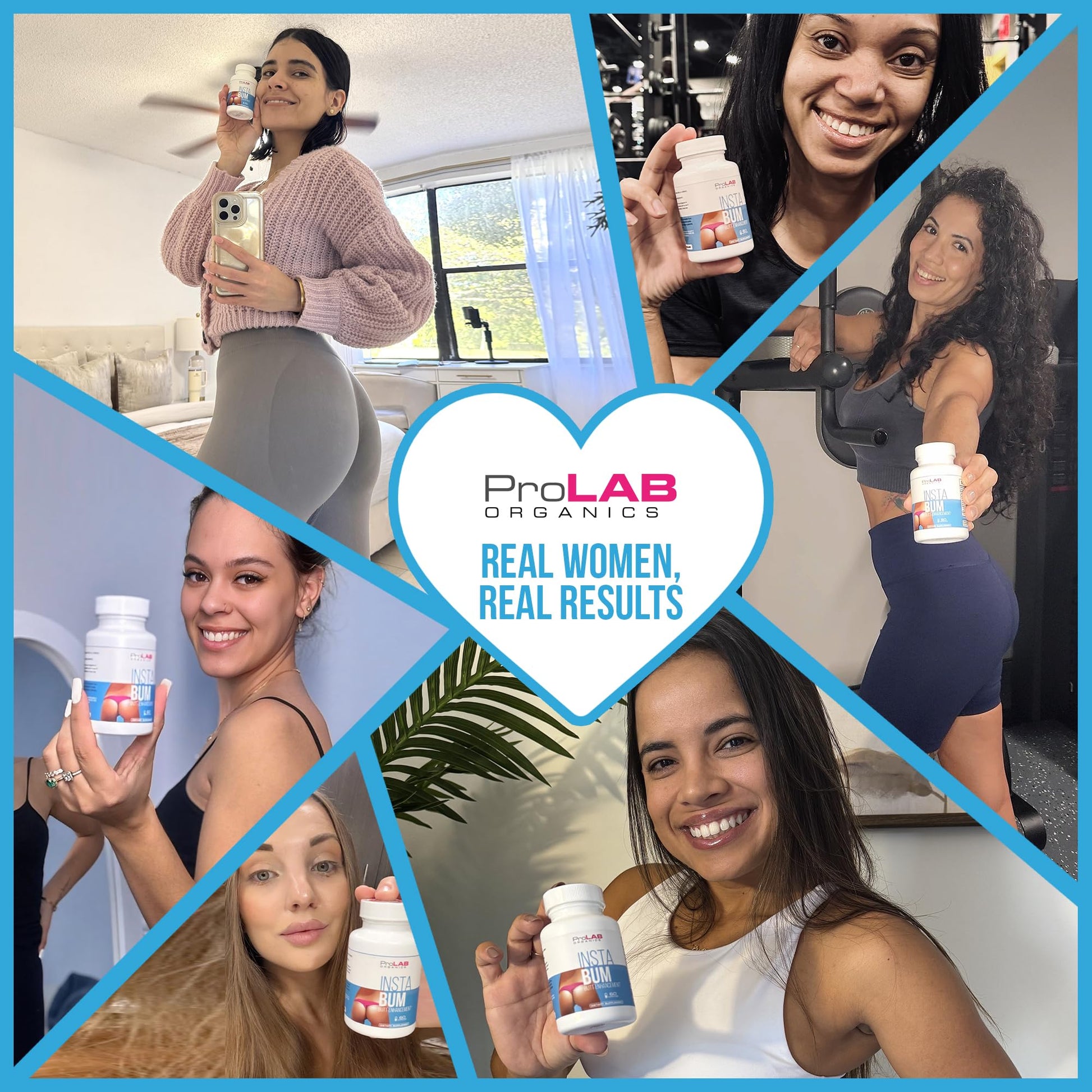 ProLab Organics InstaBum Bum Enhancement Pills – Lift, Shape, and Fill Glutes – Fast Growth for Bigger Butt and Hips – No Gummies. Visible Results in 1-2 Weeks ProLab Organics uk supplements