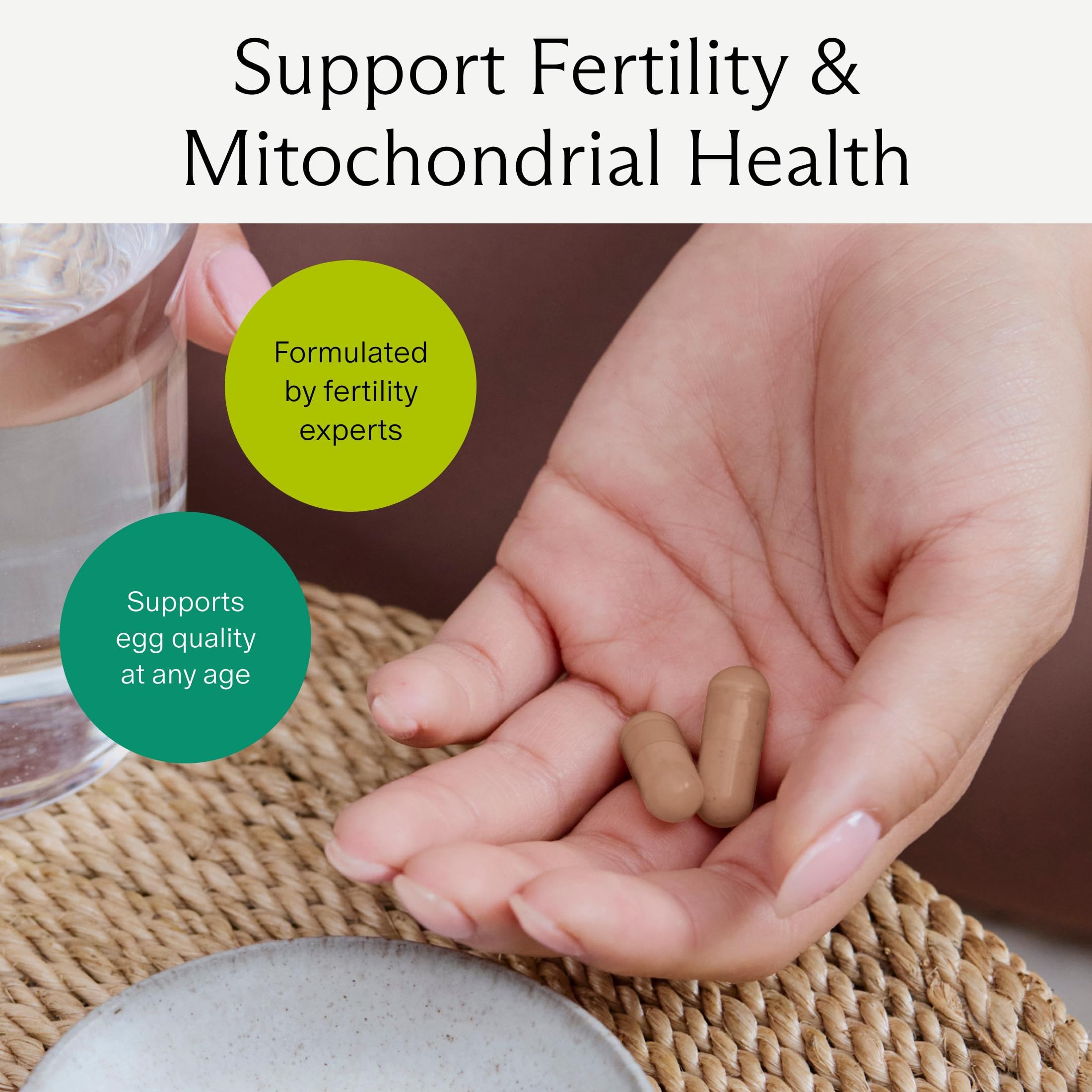 Needed. Egg Quality Support - Optimally Formulated Antioxidants Supplement for Egg Quality - Fertility Support - Fertility Supplement for Women Needed. uk supplements