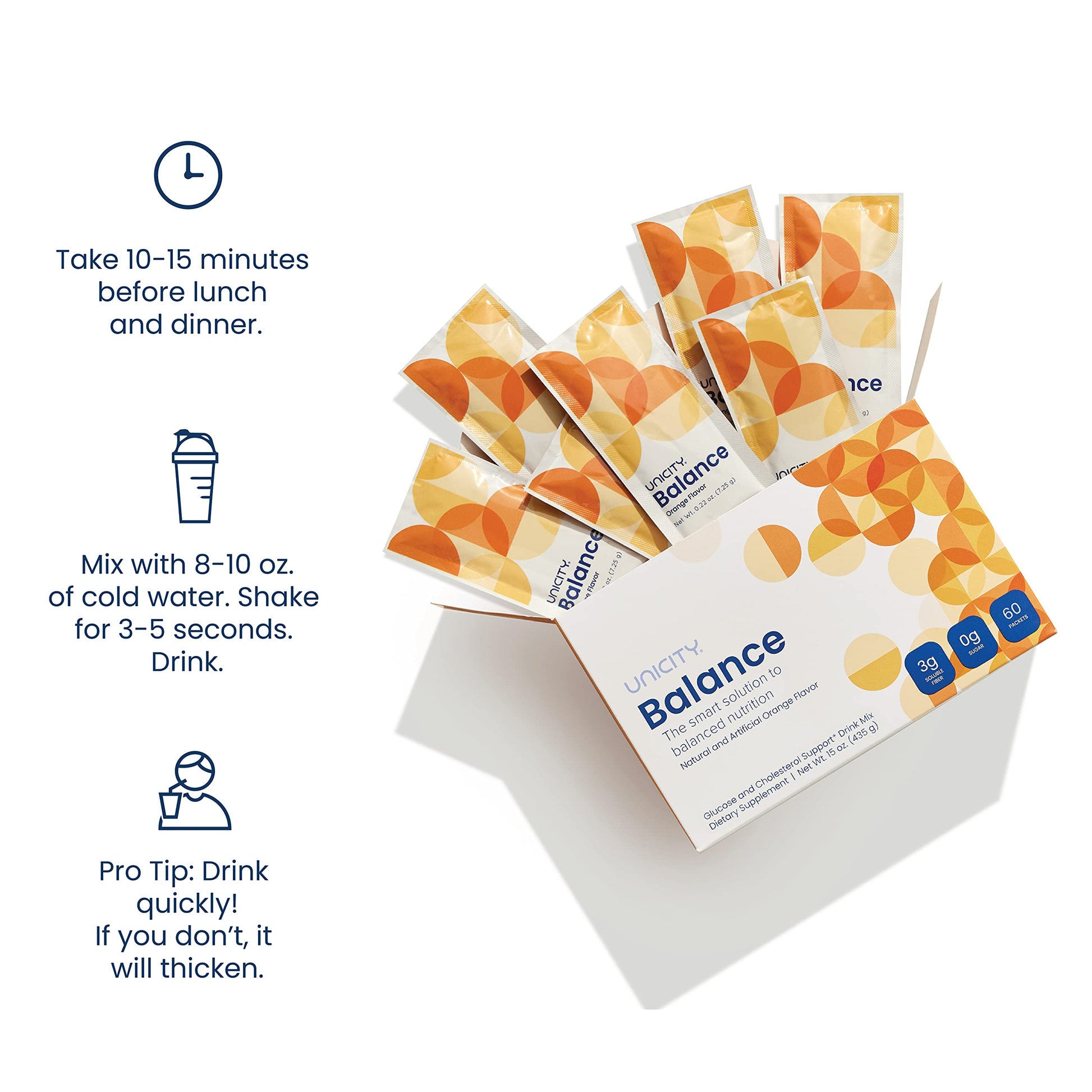 UNICITY BALANCE ORANGE - Stay Full Longer by Slowing Carbohydrate Absorption Unicity uk supplements