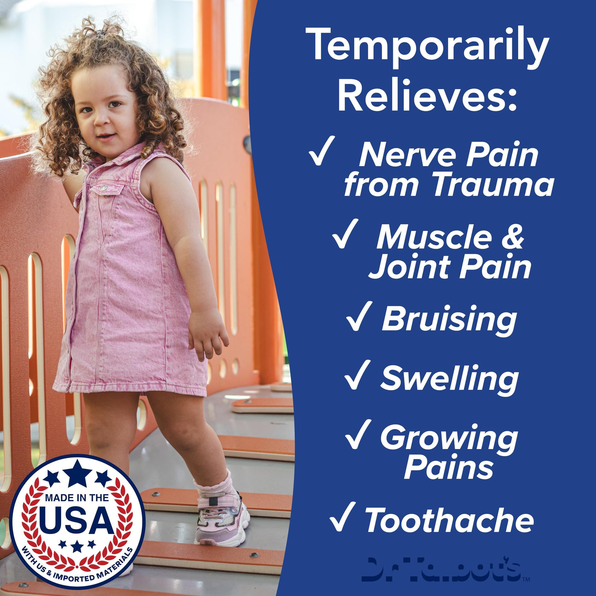 Dr. Talbot's Pain + Inflammation Relief Liquid Medicine for Children, Includes Dosage Cup, Grape Juice Flavor, 4 Fl Oz (Packaging May Vary) Dr. Talbot's uk supplements