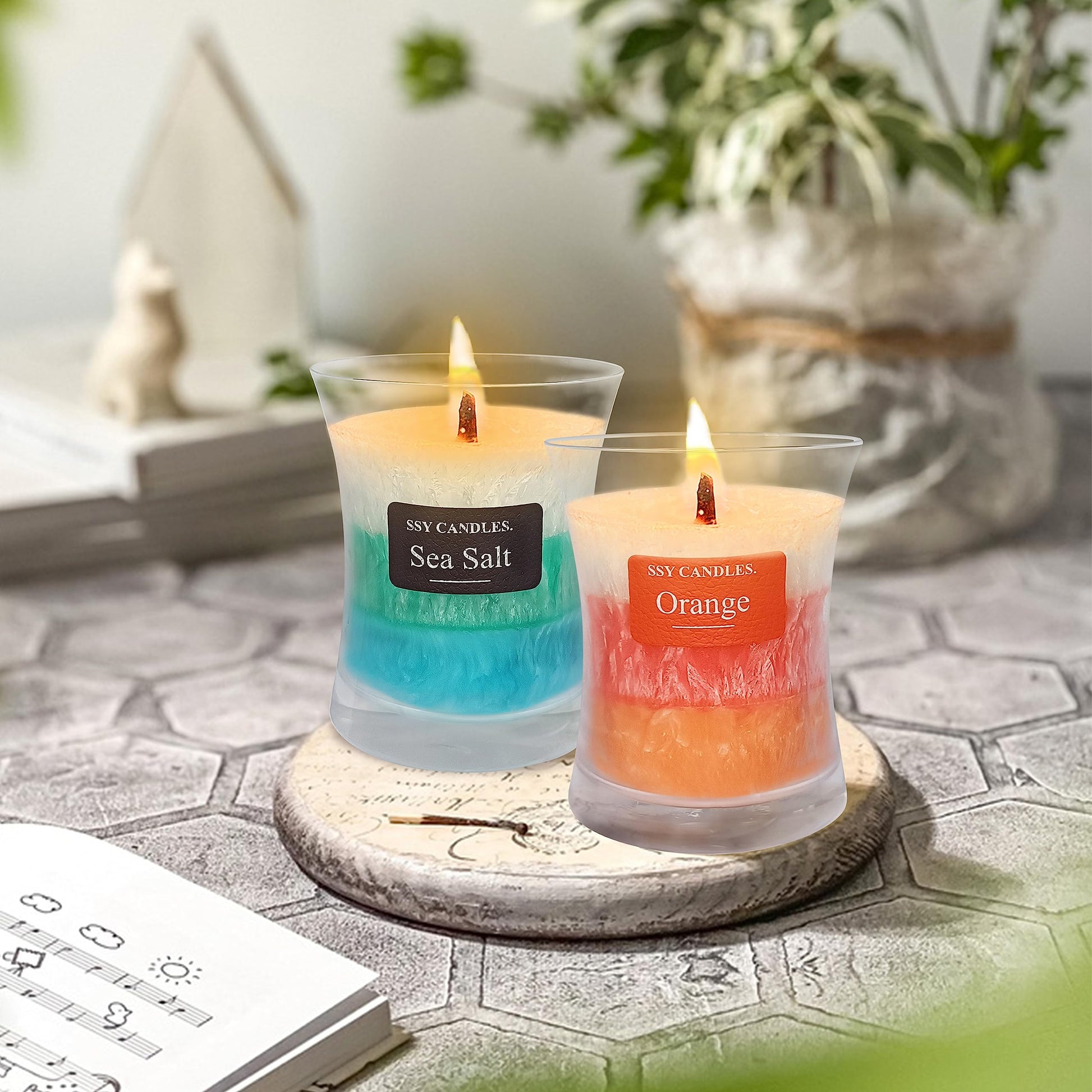 Citrus Jar Aromatherapy Candle Scented Candle Handmade Soy Candles Wood Candles Wick Fragrance SEUCRWAX uk supplements