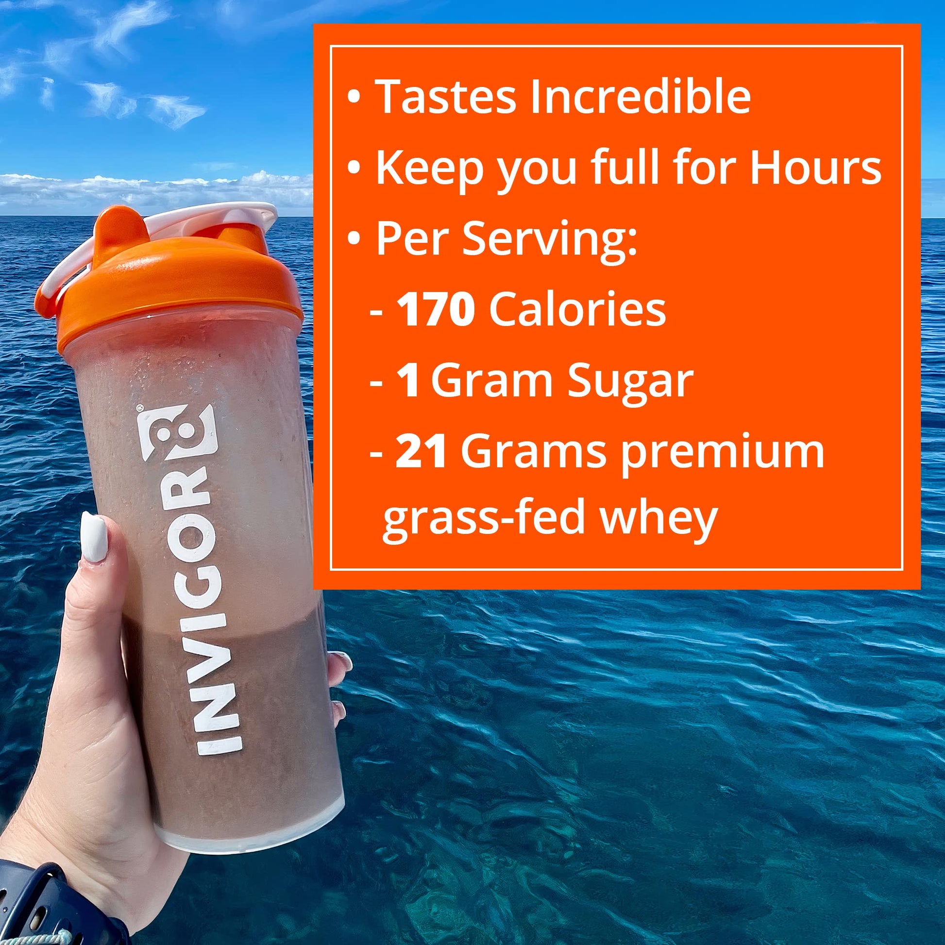 INVIGOR8 Superfood Grass Fed Whey Protein Isolate Shake Chocolate Brownie Gluten INVIGOR8 uk supplements