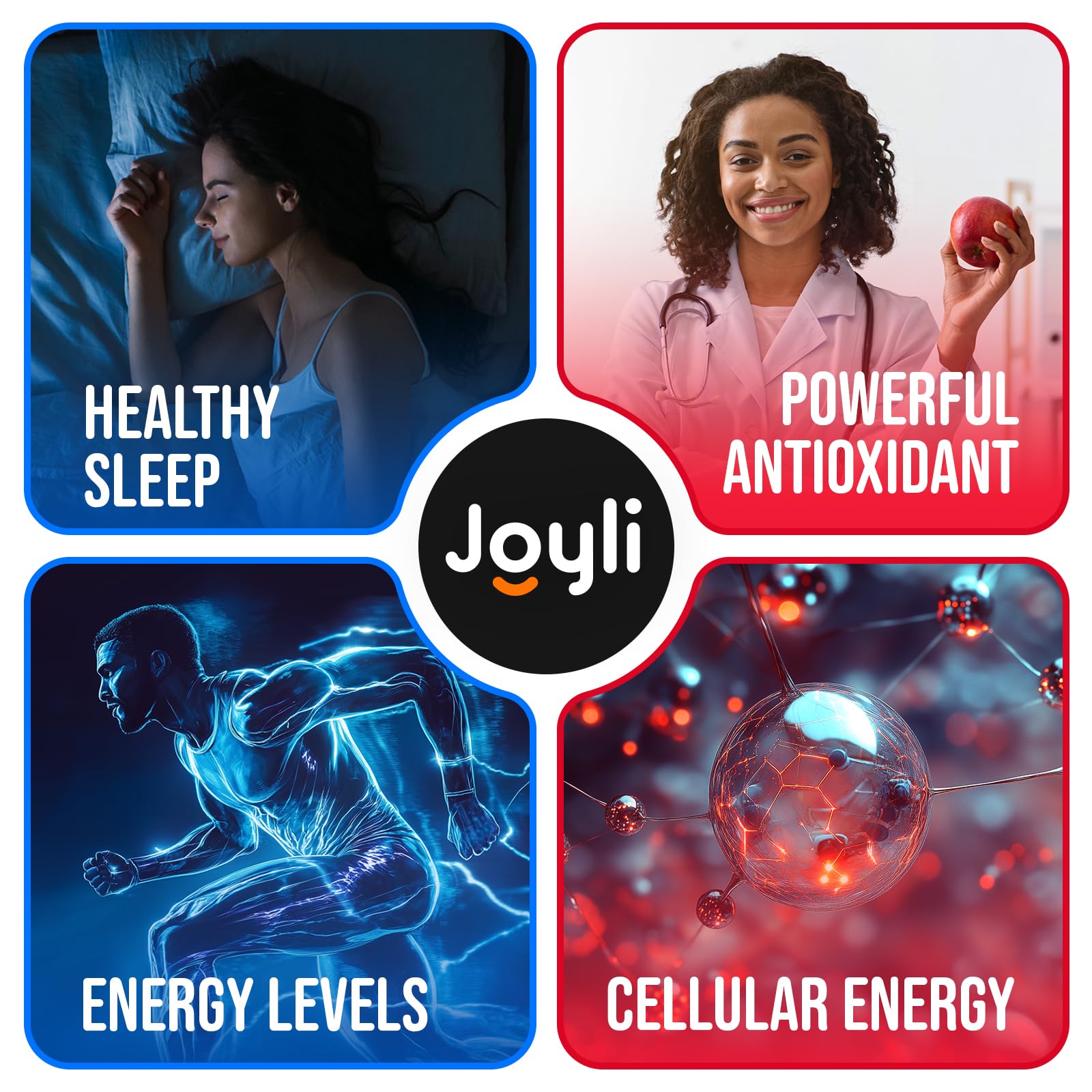 CoQ10 500mg + Magnesium Glycinate Gummies Bundle – High Absorption Coenzyme Q10 120 Softgels & 60 Sugar-Free Sleep Gummies – Heart, Energy & Mood Support – Enhanced Formula, USA Made JOYLI Nutrition uk supplements