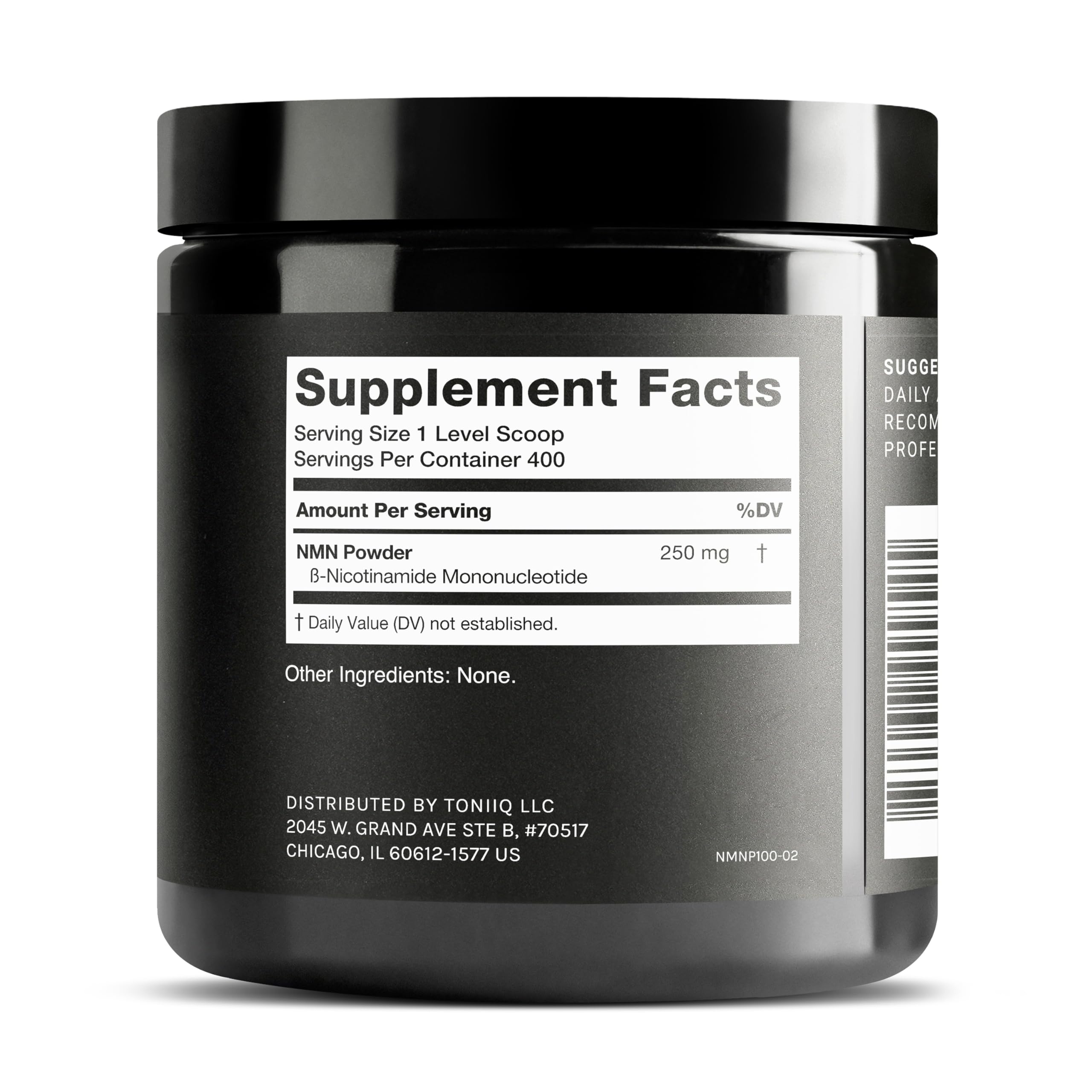Toniiq Ultra High Purity NMN Powder - 100 Grams - 99.5% Highly Purified and Highly Bioavailable - Fully Stabilized Formula - Supports NAD+ Levels - Nicotinamide Mononucleotide Powder Supplement Toniiq uk supplements