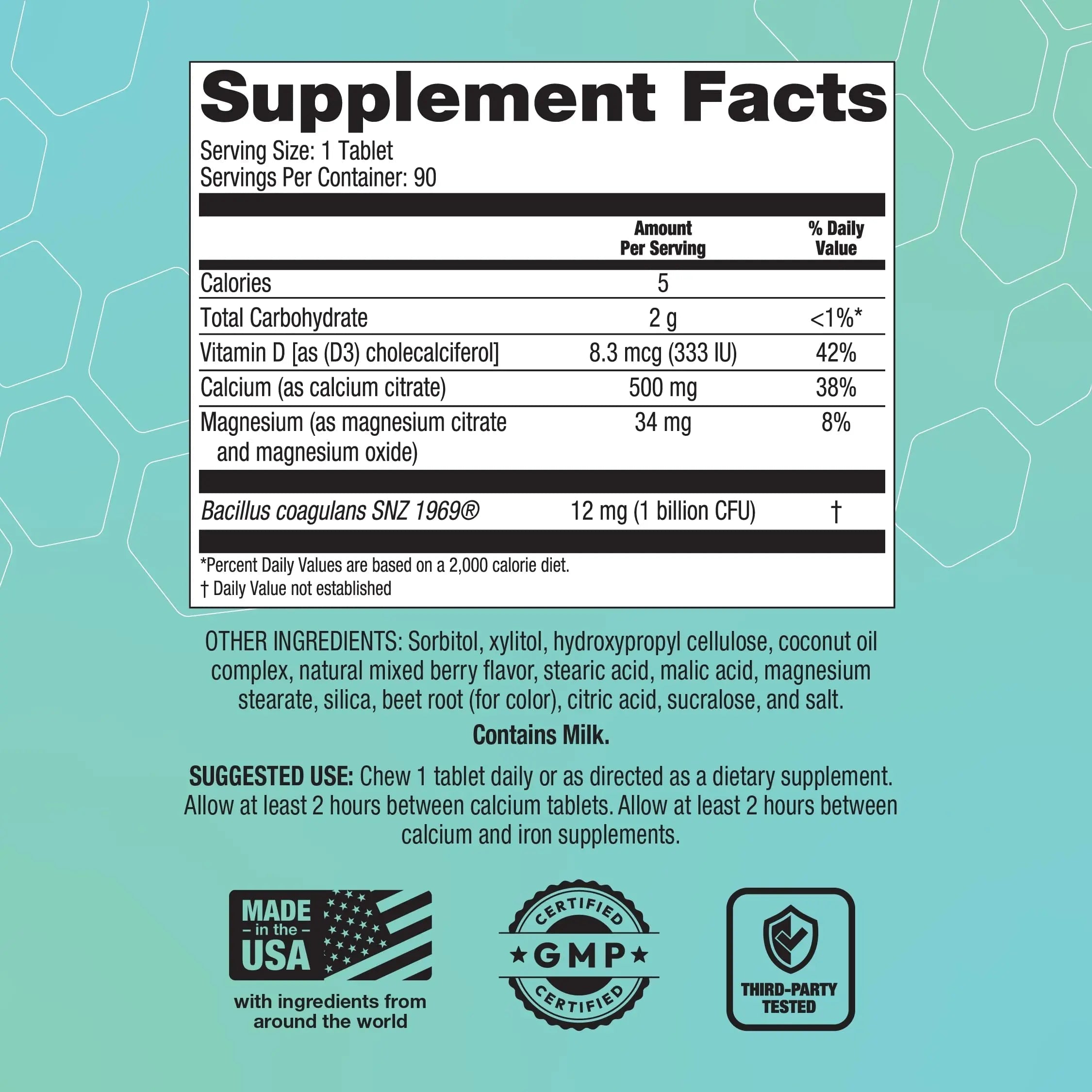 Bariatric Choice Multivitamin & Calcium Bundle (1-Month Supply) | 45mg Iron Multivitamin + 500mg Calcium Citrate with D3 & Probiotics | Bariatric Choice uk supplements