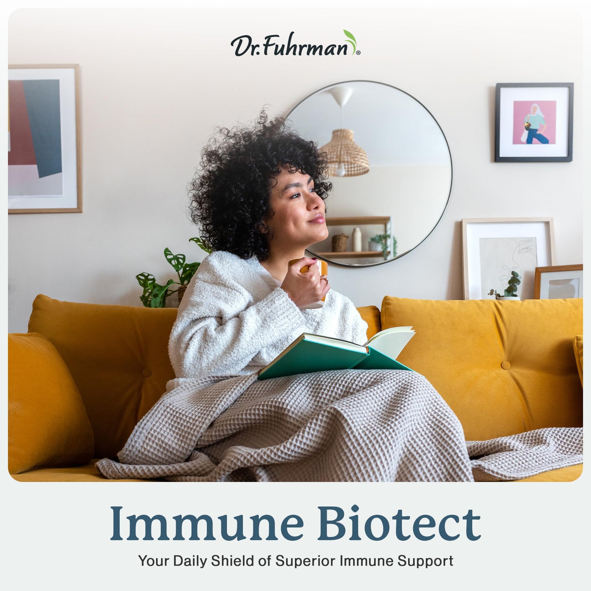 Dr. Fuhrman All Natural Immune Support Supplement | Whole-Food Derived Vitamin for Immunity Defense | Organic Mushrooms, & Berries | Organic Lion’s Mane, Maitake, Reishi, and Elderberry | 120 Caps Dr. Fuhrman uk supplements