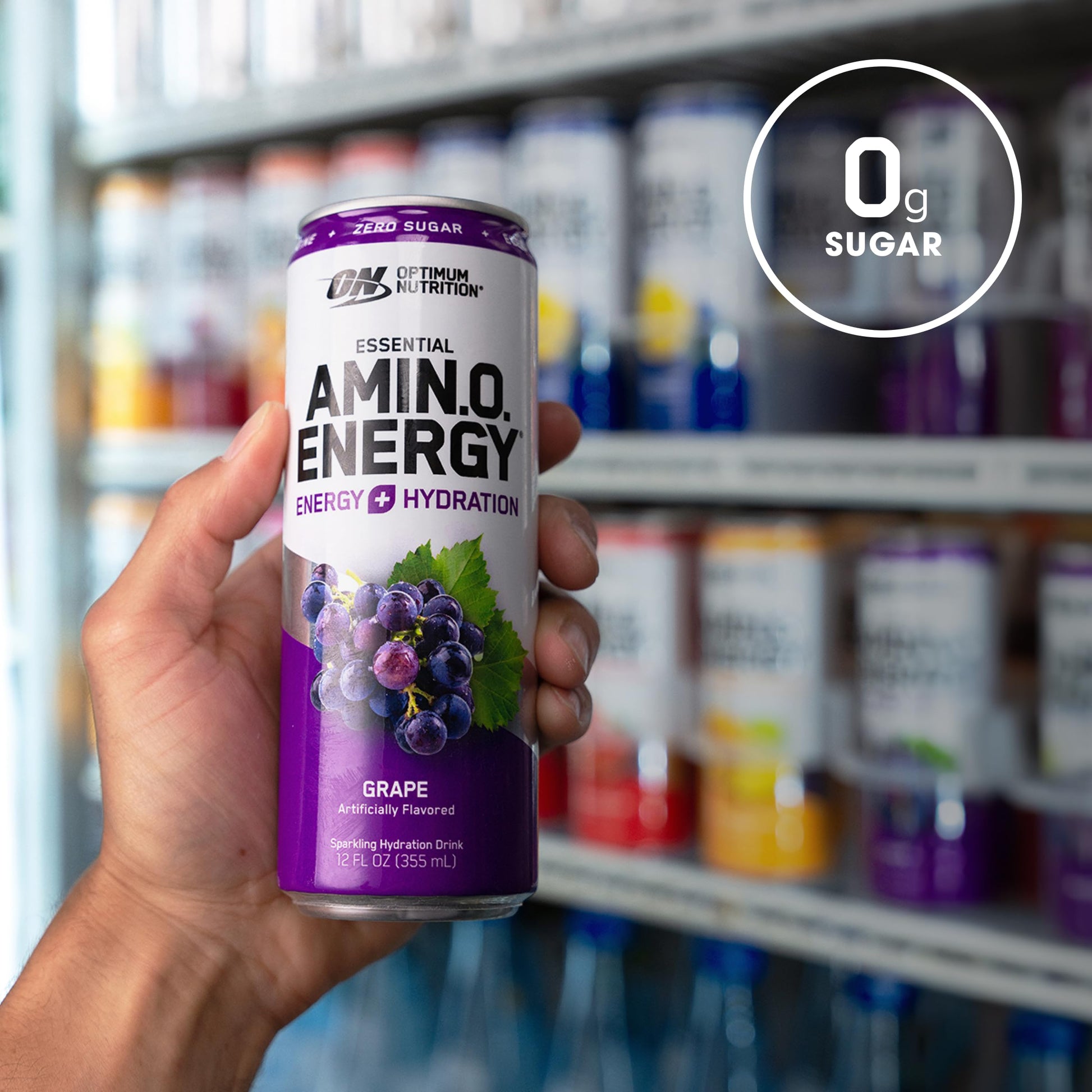 Optimum Nutrition Amino Energy Sparkling Hydration Drink, Electrolytes, Caffeine Optimum Nutrition uk supplements