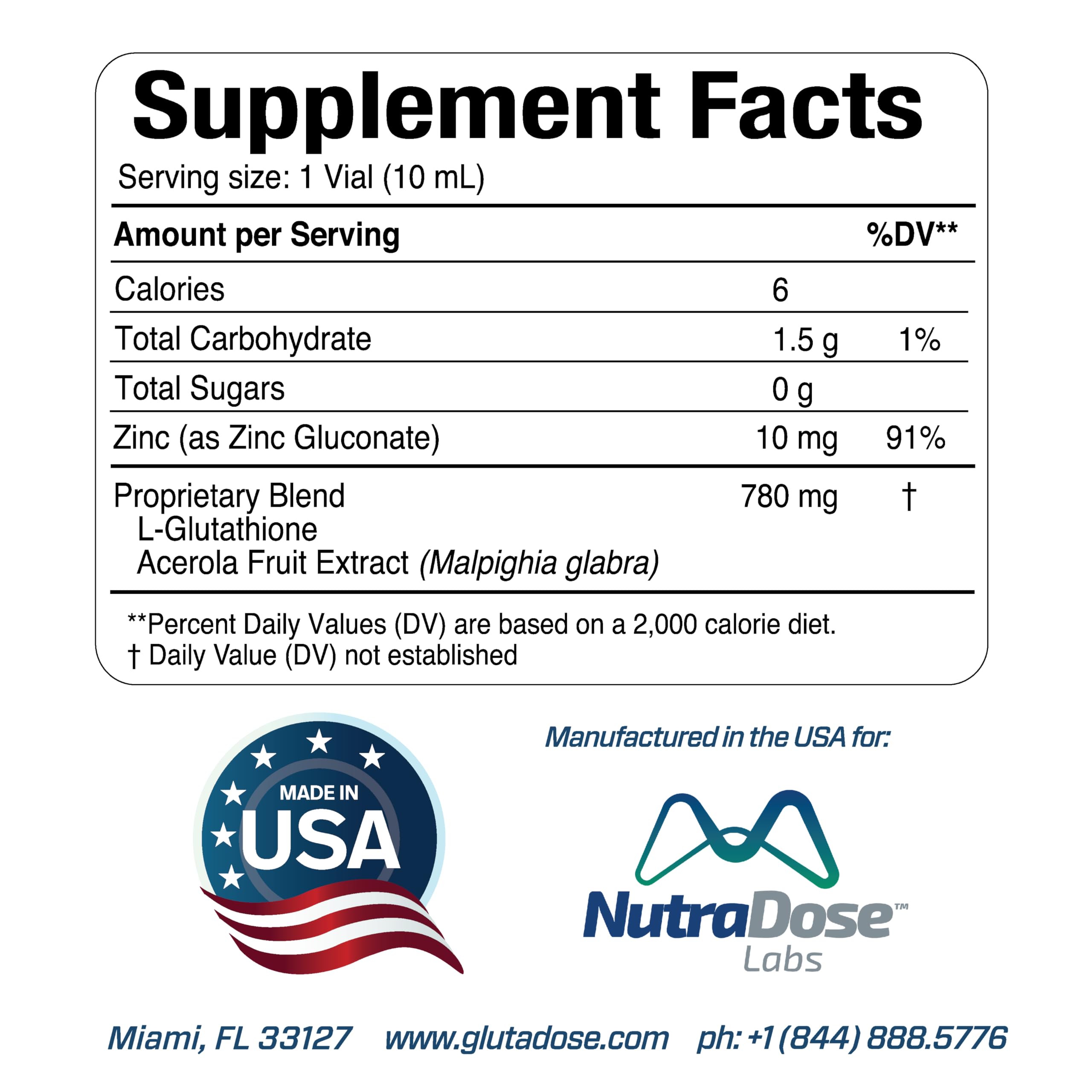 Liquid Glutathione Supplement, Lemon Berry Flavored Acerola Energy Booster w/Zinc, Daily Vitamins & Minerals, Zero Sugar Formulation, Everyday Auto-Immune Support for Adults, 0.34 fl oz, Pack of 30 GlutaDose uk supplements