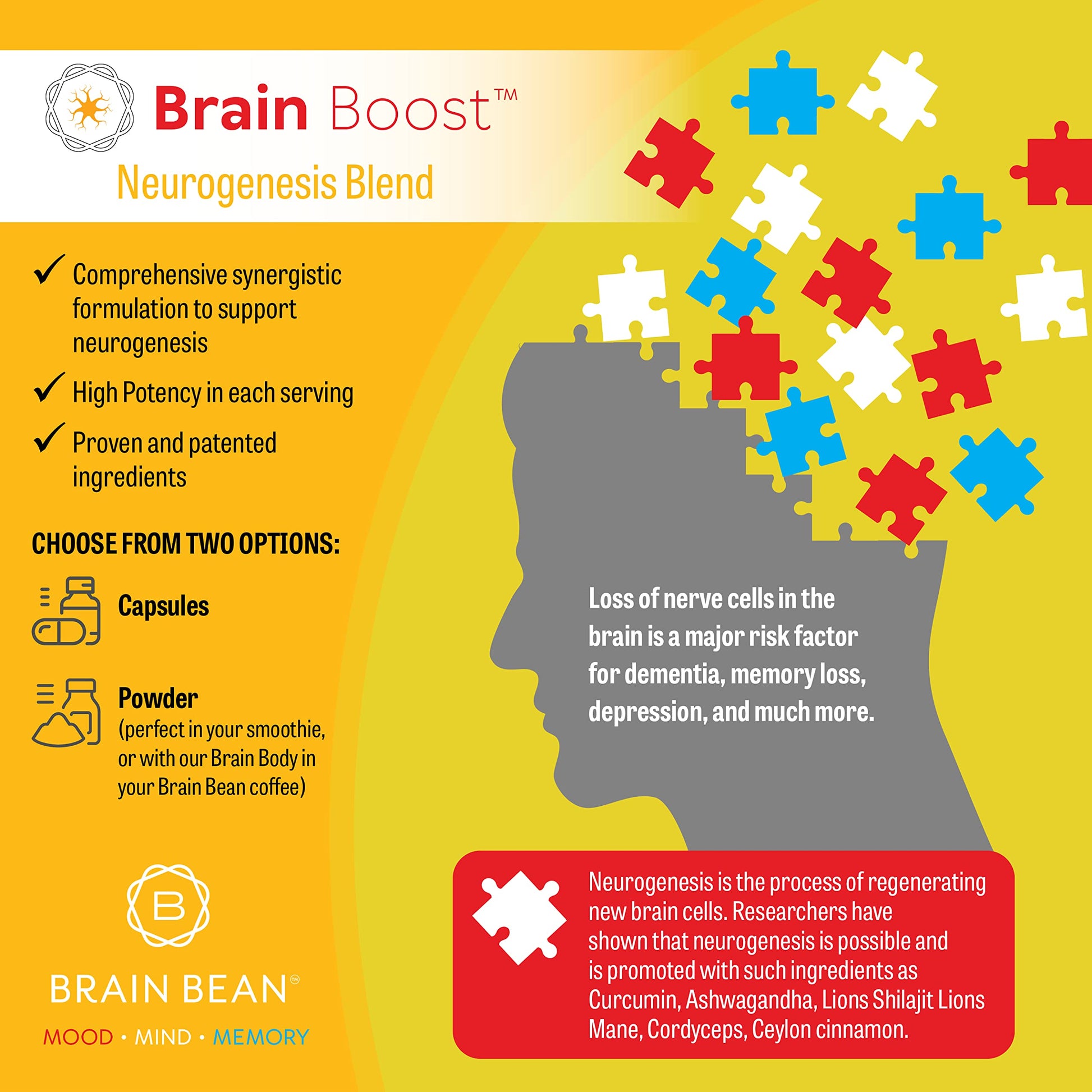 Brain Bean Brain-Boost (Formerly Brain Bean uk supplements
