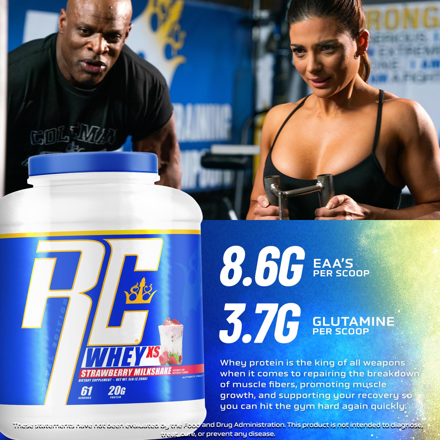 Ronnie Coleman Signature Series Whey XS Protein Powder, Pre Workout Shake Mix Ronnie Coleman Signature Series uk supplements