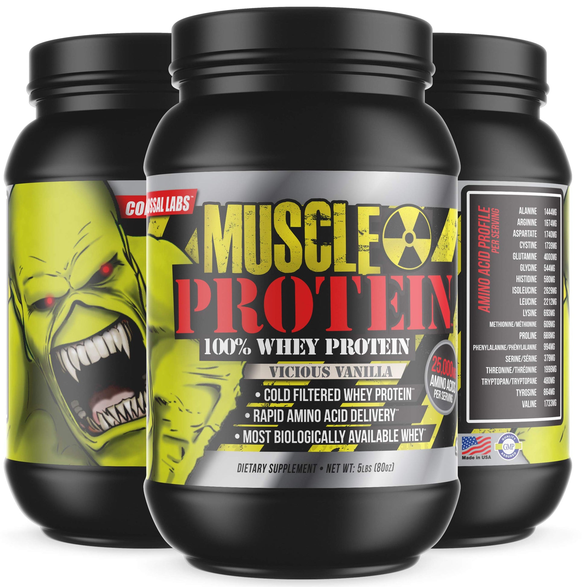 COLOSSAL LABS Whey Protein Powder [15 lbs/Pack of 1]– Chocolate Protein, Cold Filtered COLOSSAL LABS uk supplements