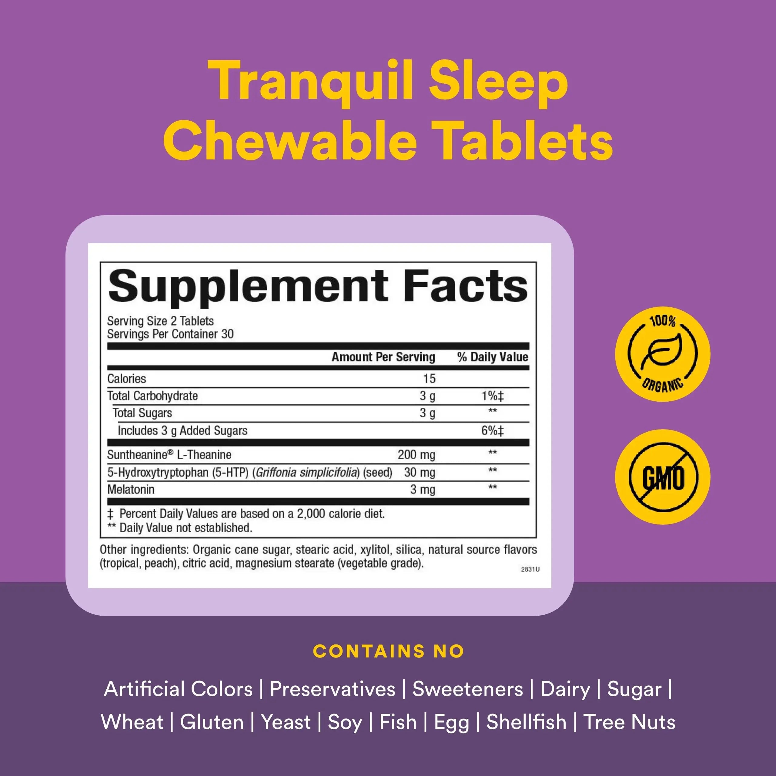 Natural Factors Stress-Relax Tranquil Sleep Tablet, 120 Count Natural Factors uk supplements