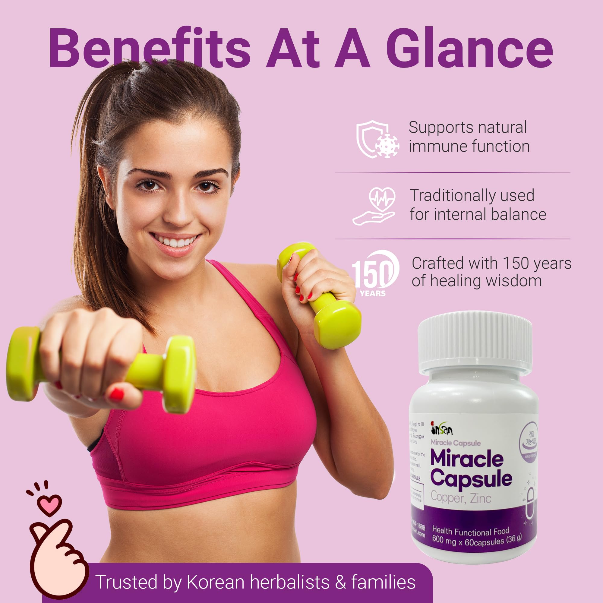 INSANORIGINS Miracle Capsule Immune Defense Support Supplement 18g (600mg - 30 Capsules) [Starter Pack] INSANORIGINS uk supplements