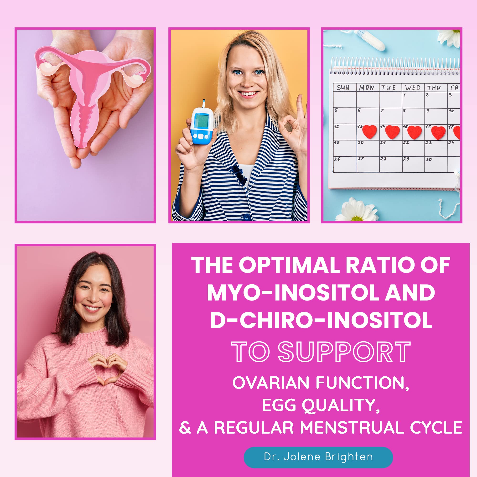 Dr. Brighten Myoinositol Plus - Doctor Formulated Ratio of Myo- and D-Chiro-Inositol Dr. Brighten uk supplements