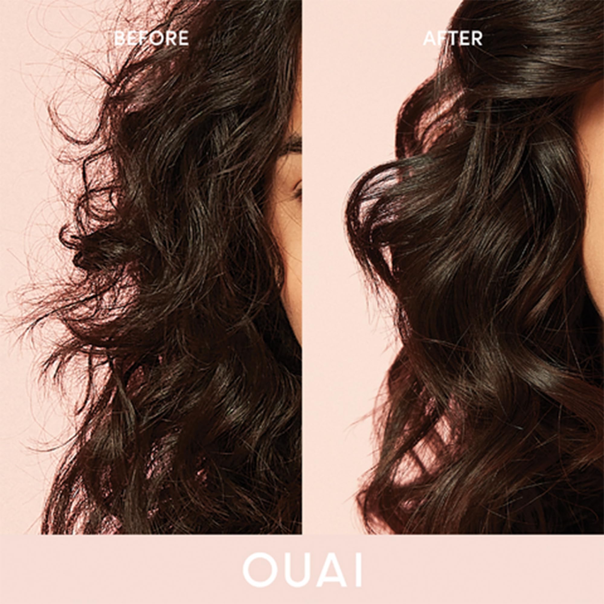 OUAI Anti Frizz Cream - Moisturizing Hair Cream with Frizz Control & Heat Protection - Provides Lasting Hydration with Jackfruit & Beetroot Extract - Paraben, Phthalate & Sulfate Free (6 oz) OUAI uk supplements