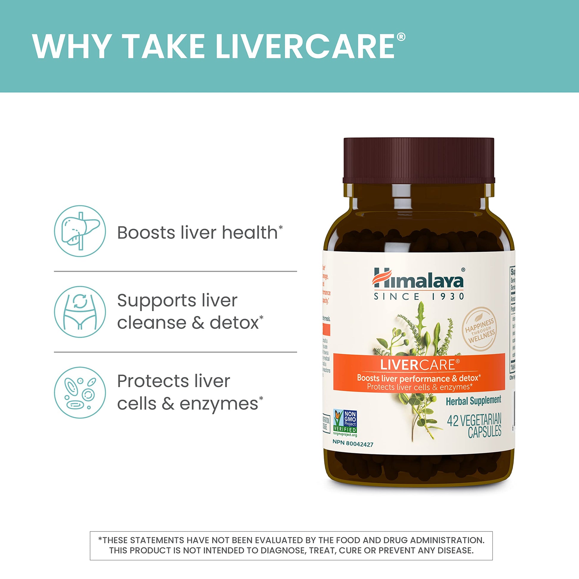 Himalaya LiverCare for Total Liver Support, Cleanse and Detox, Protects Cells & Enzymes Himalaya uk supplements