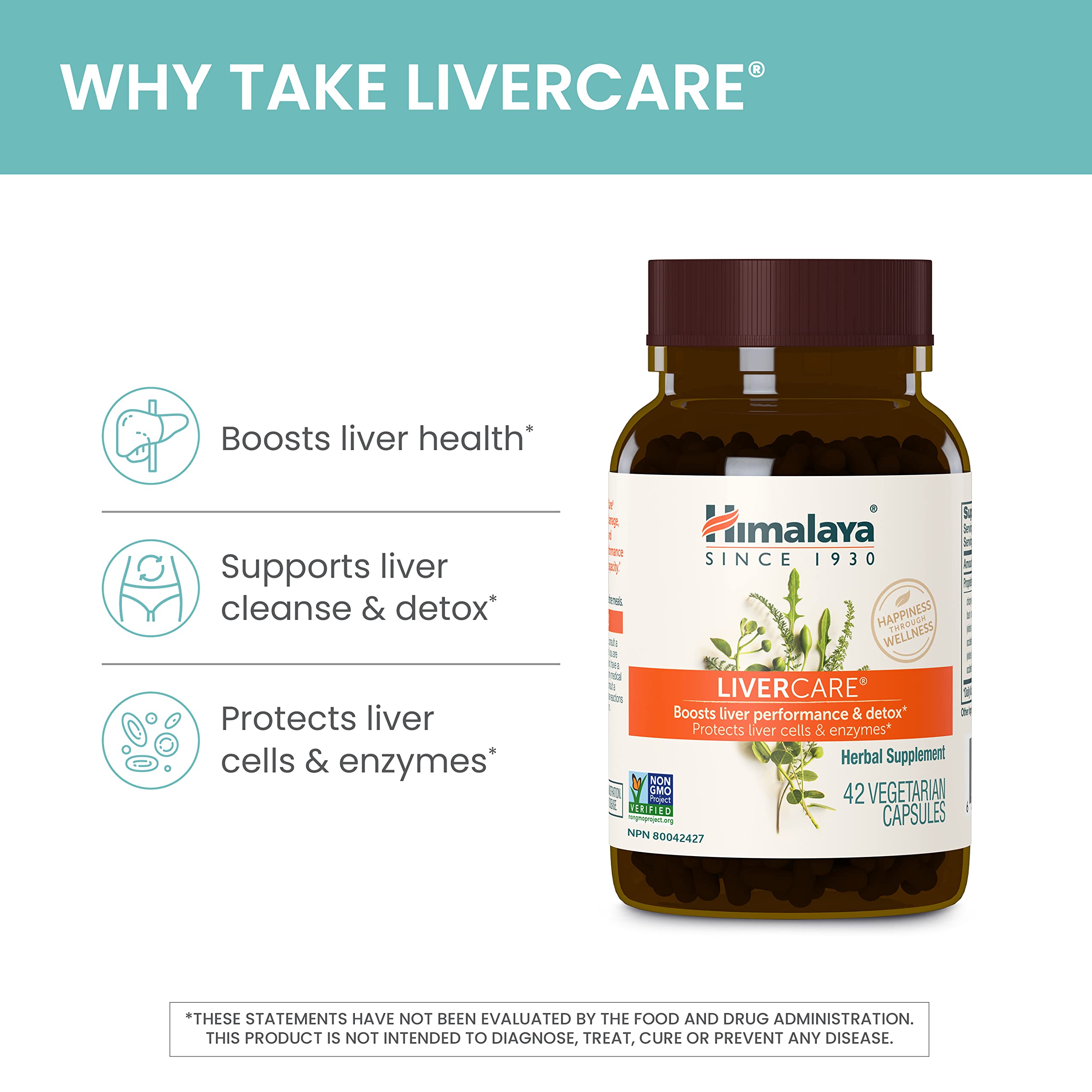 Himalaya LiverCare for Total Liver Support, Cleanse and Detox, Protects Cells & Enzymes Himalaya uk supplements