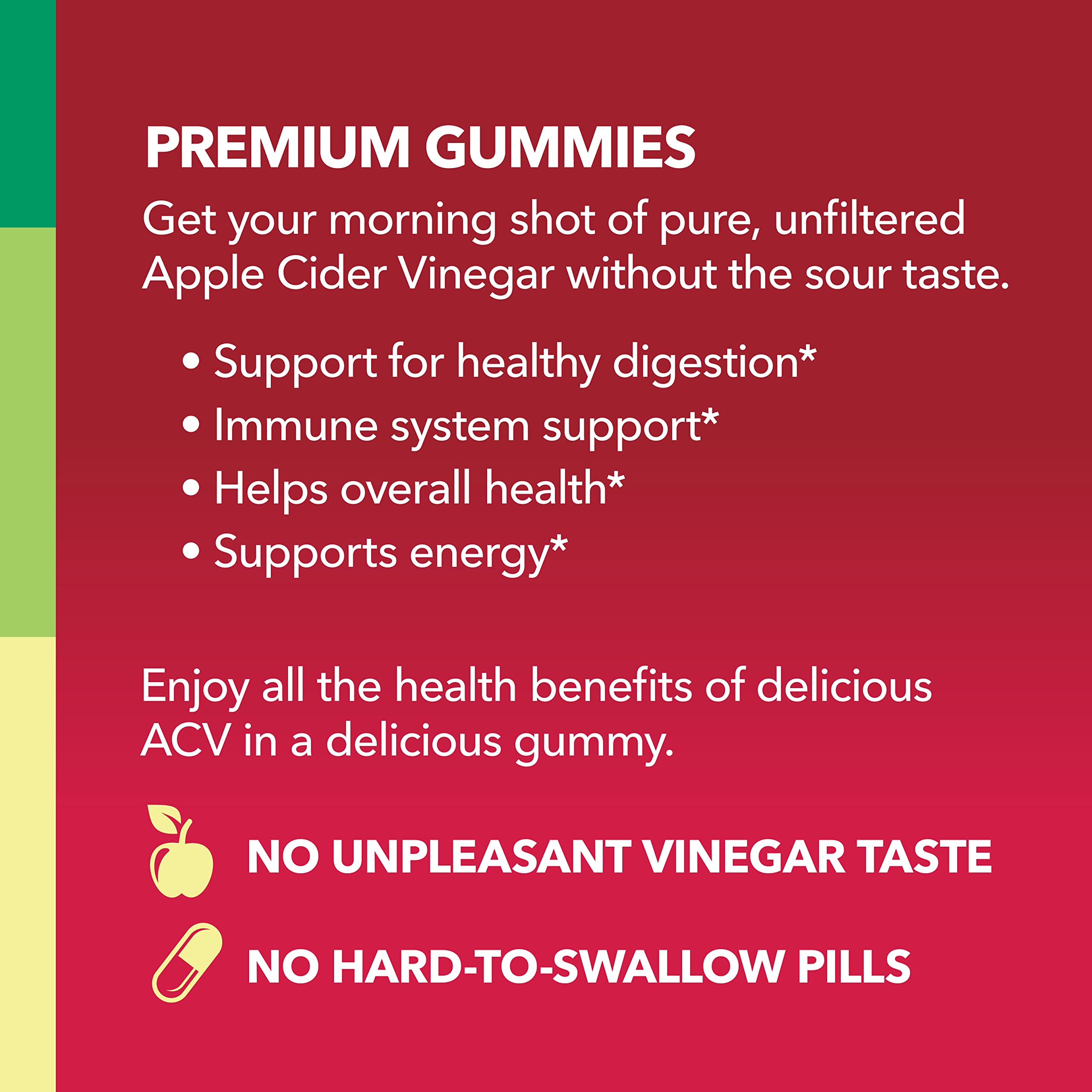 Organic Apple Cider Vinegar Gummies Detox | The Mother Enzyme | ACV Gummy HAVASU NUTRITION uk supplements