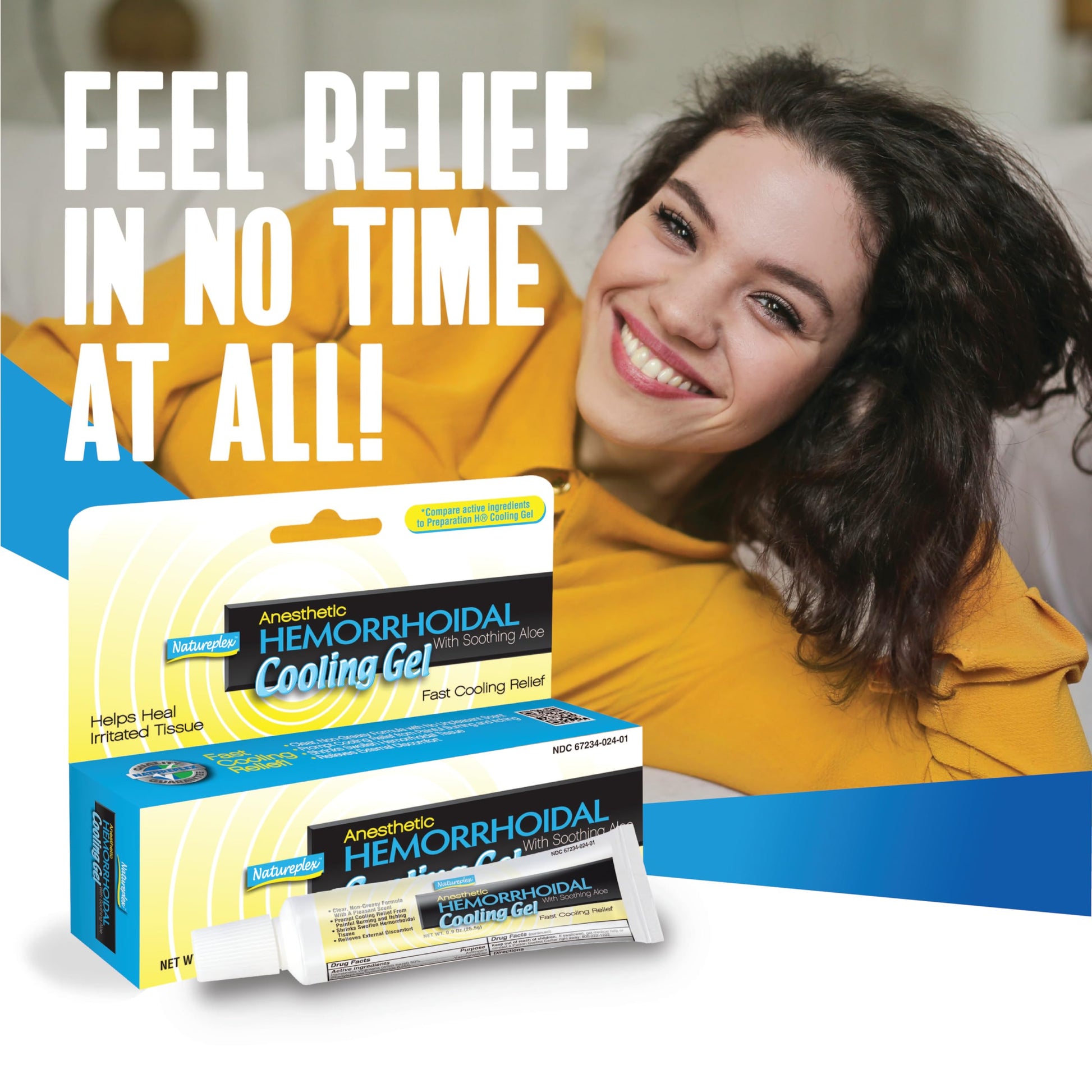 Natureplex Anesthetic Hemorrhoidal Cooling Gel with Soothing Aloe (6 Pack) Natureplex uk supplements