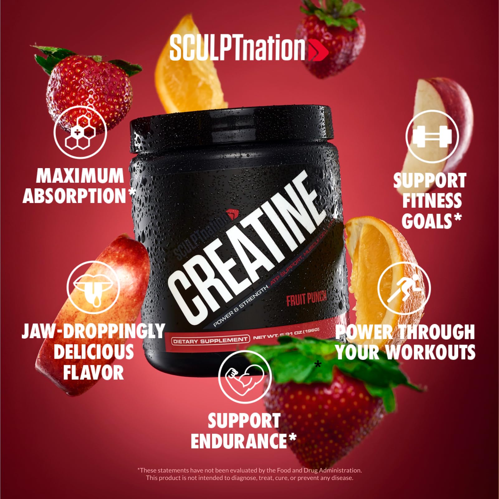 Sculpt Nation by V Shred Creatine - Premium Creatine Monohydrate Powder Sculpt Nation uk supplements