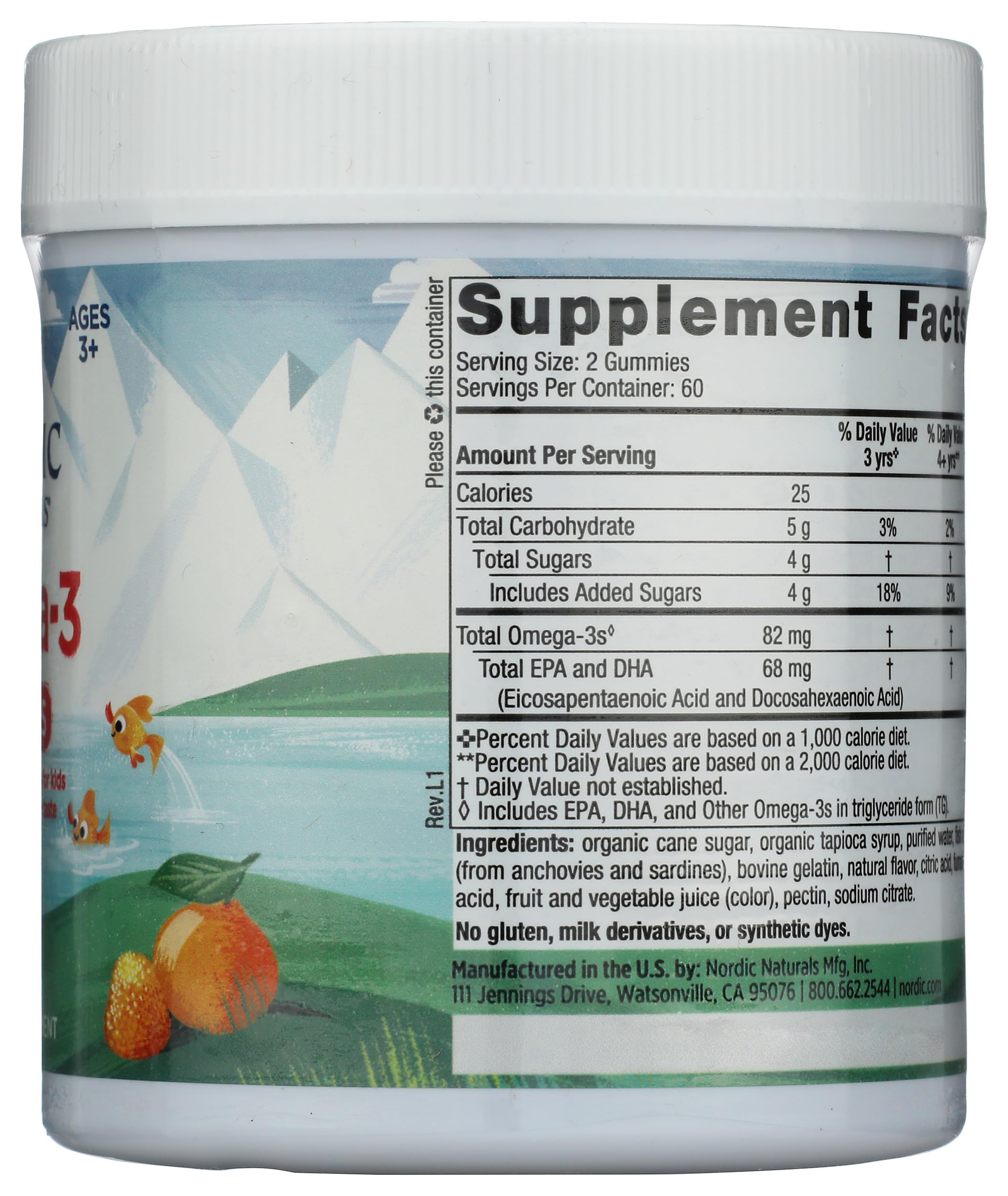 Nordic Naturals Nordic Omega 3 Gummies, 120 Ct Nordic Naturals uk supplements