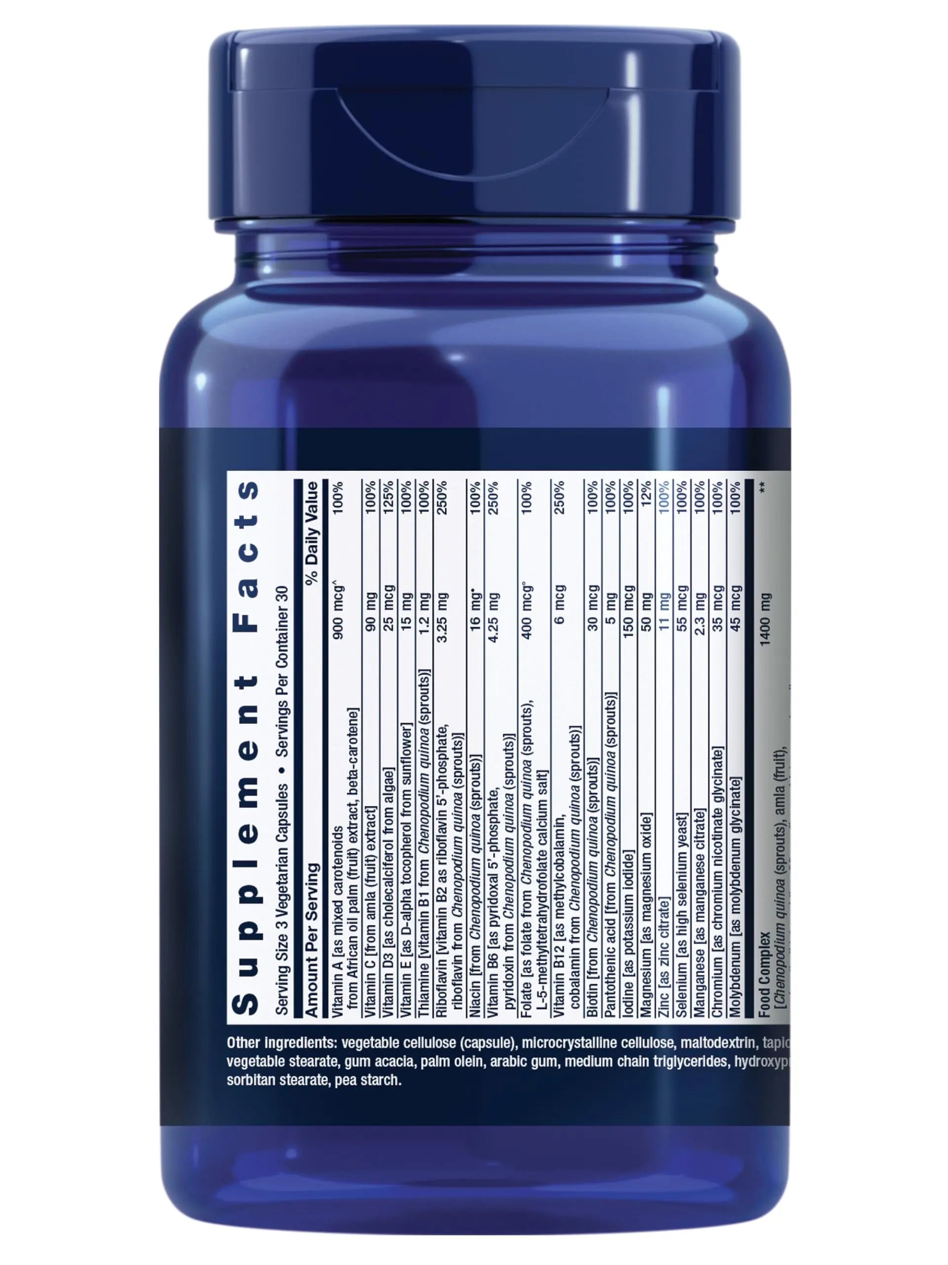 Life Extension Whole Food Multivitamin, Plant-derived Vitamin D3, A, B, C & E, Plus Minerals, Plant extracts, Stay Healthy from Head to Toe Life Extension uk supplements