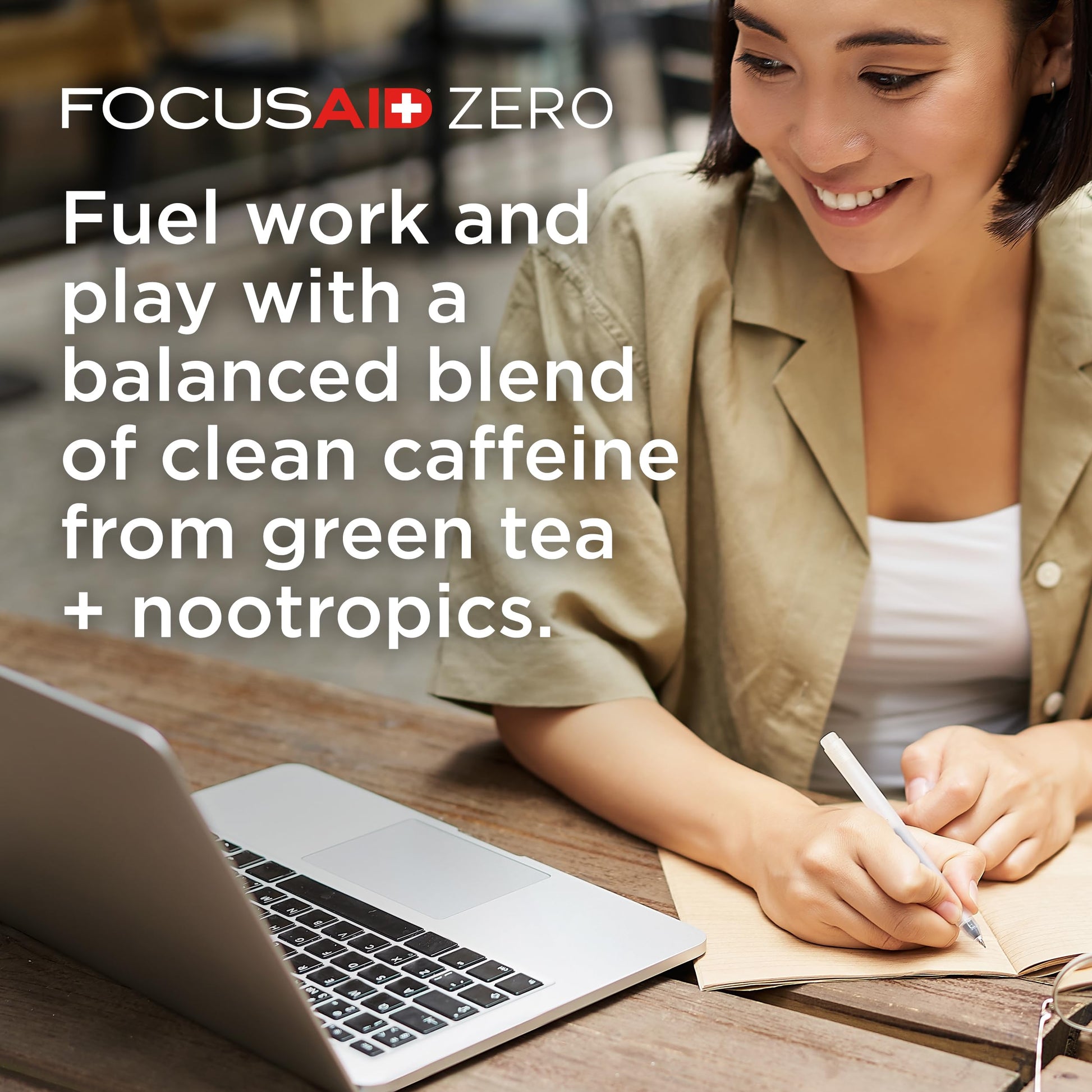 FOCUSAID ZERO SUGAR Nootropics Blend, Alpha-GPC, GABA, 100mg Natural Caffeine from Green Tea, Yerba Mate, Vitamin B-Complex, Keto-Friendly, No Artificial Sweeteners, 12 Fl Oz (Pack of 12) LIFEAID uk supplements