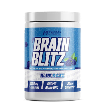 Phase One Nutrition Brain Blitz, Blue Razz - 20 Servings Phase One Nutrition uk supplements