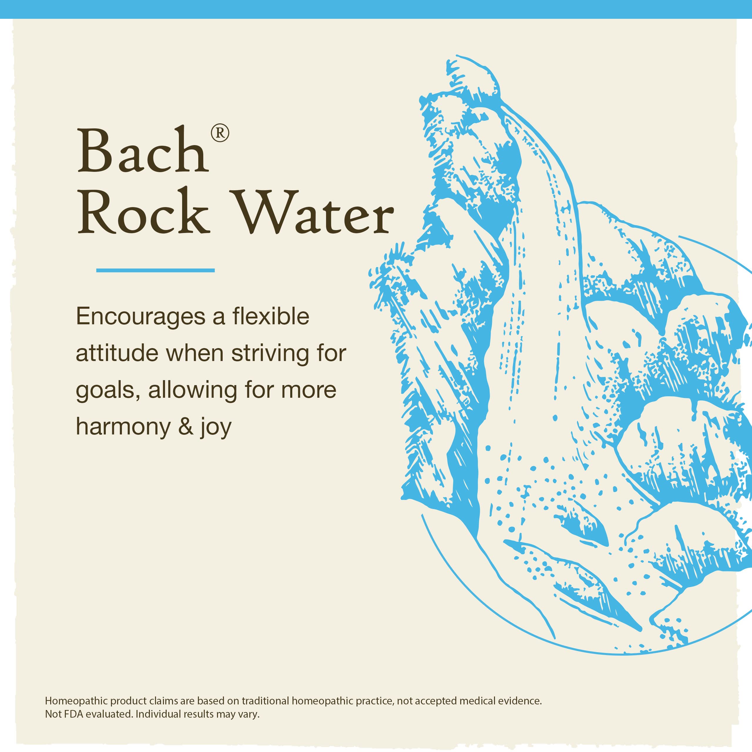 Bach Original Flower Remedies, Rock Water for Flexibility, Natural Homeopathic Flower Essence Bach uk supplements